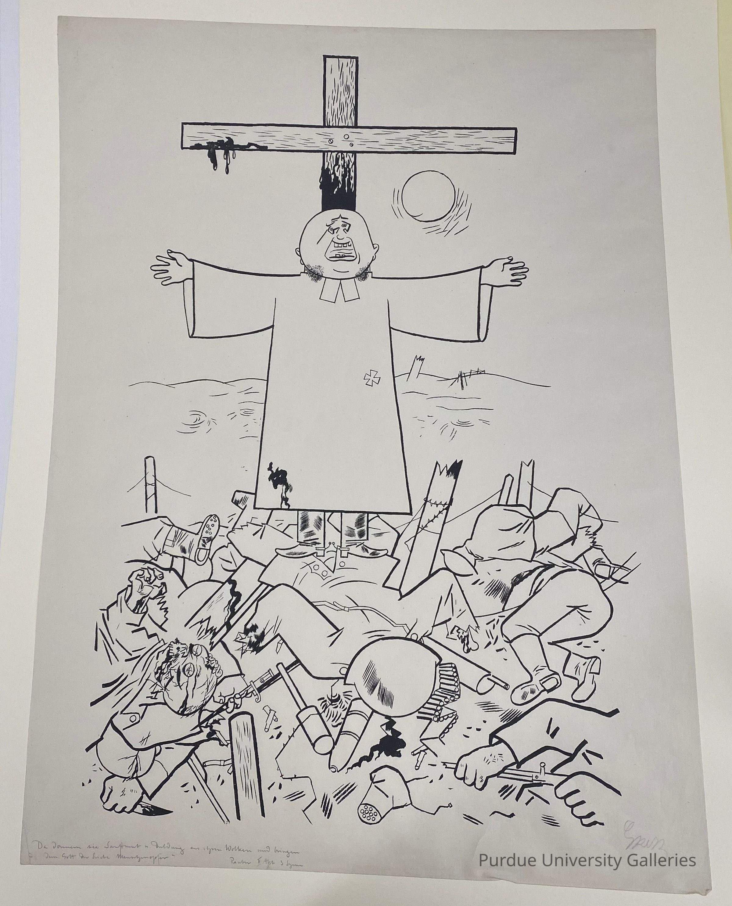 Da Donnern Sie Sanftmut und Duldung Aus Ihren Wolken Und Bringen Dem Gott Der Liebe Menschenopfer (They thunder forth from their clouds about gentleness and forbearance, while they sacrifice human victims to the God of love) picture number 1