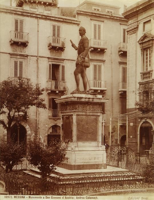 10972. Messina - Monumento a Don Giovanni d'Austria; Andrea Calamech. picture number 1