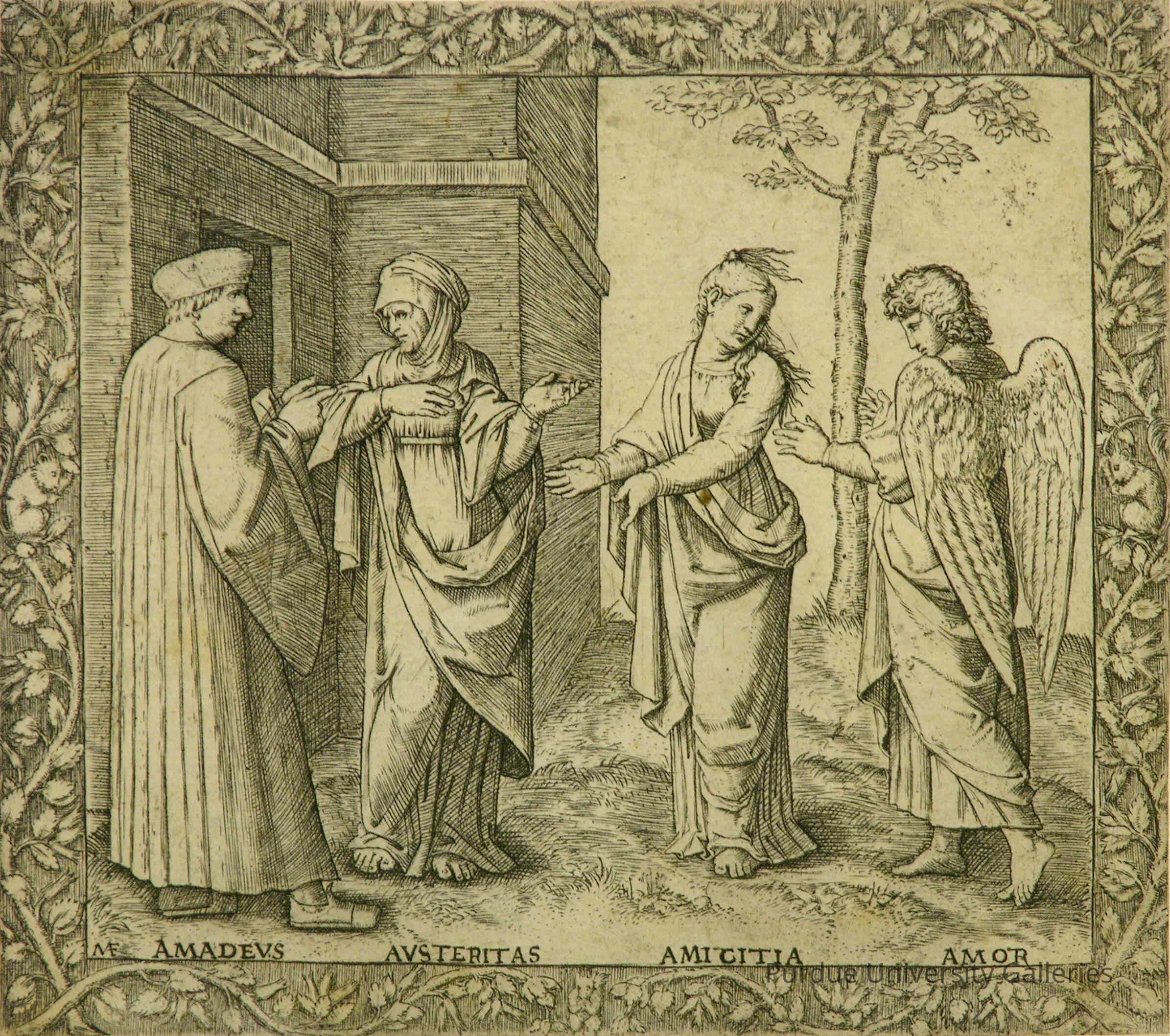 Amadeus Conversing with Austerity, Friendship, and Love picture number 1