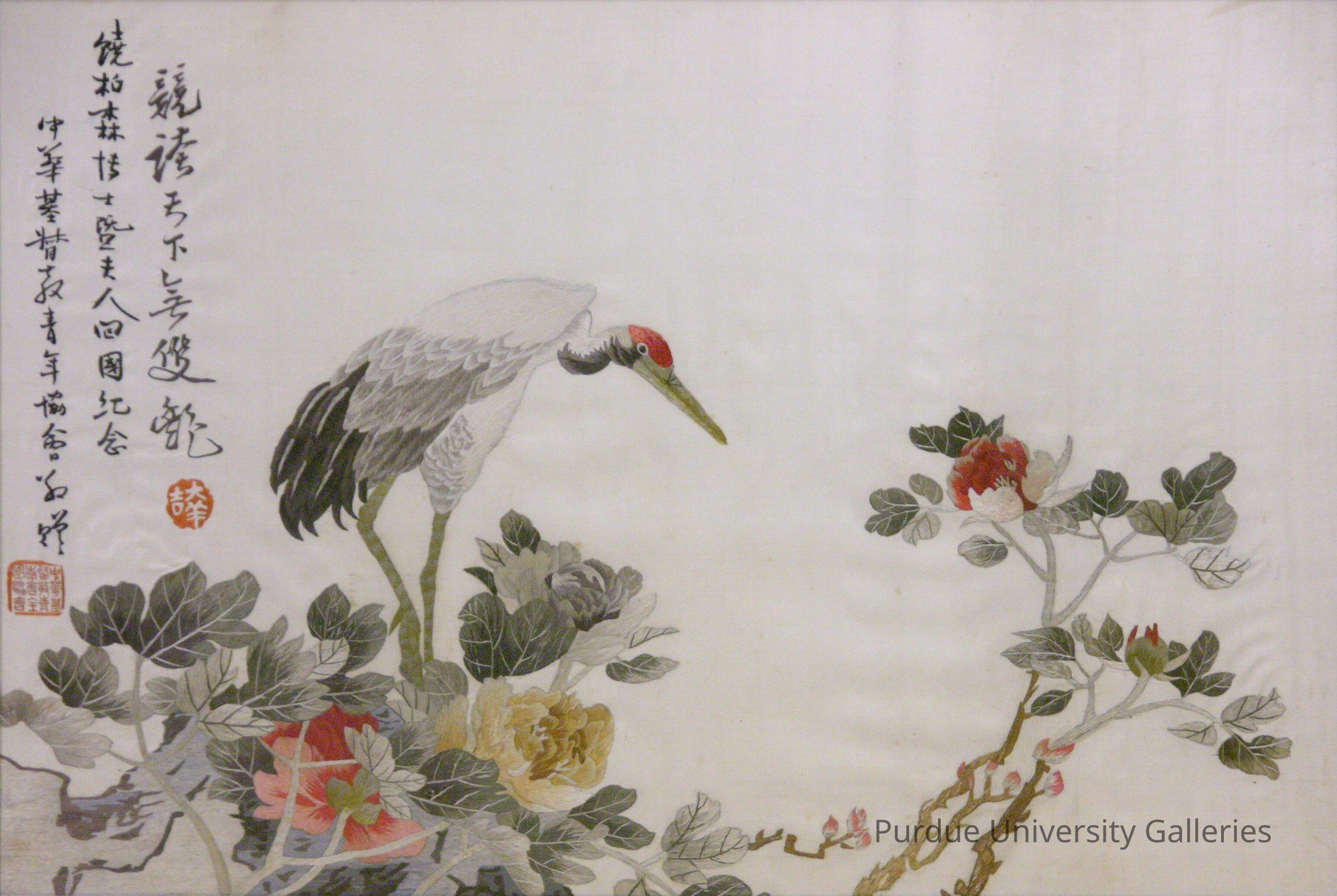 Crane with Lotus Blossoms picture number 1