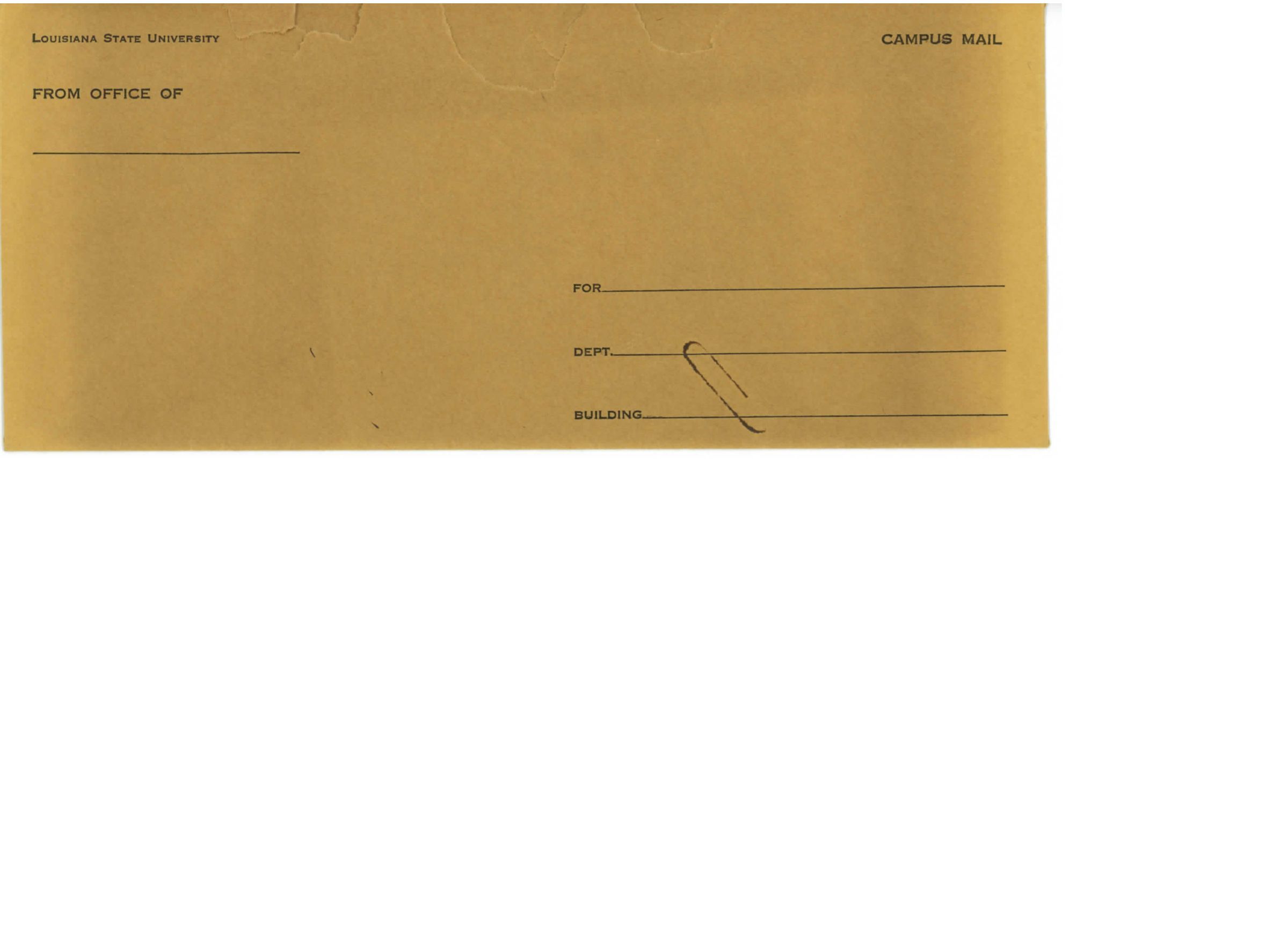 brown envelope: Page 1