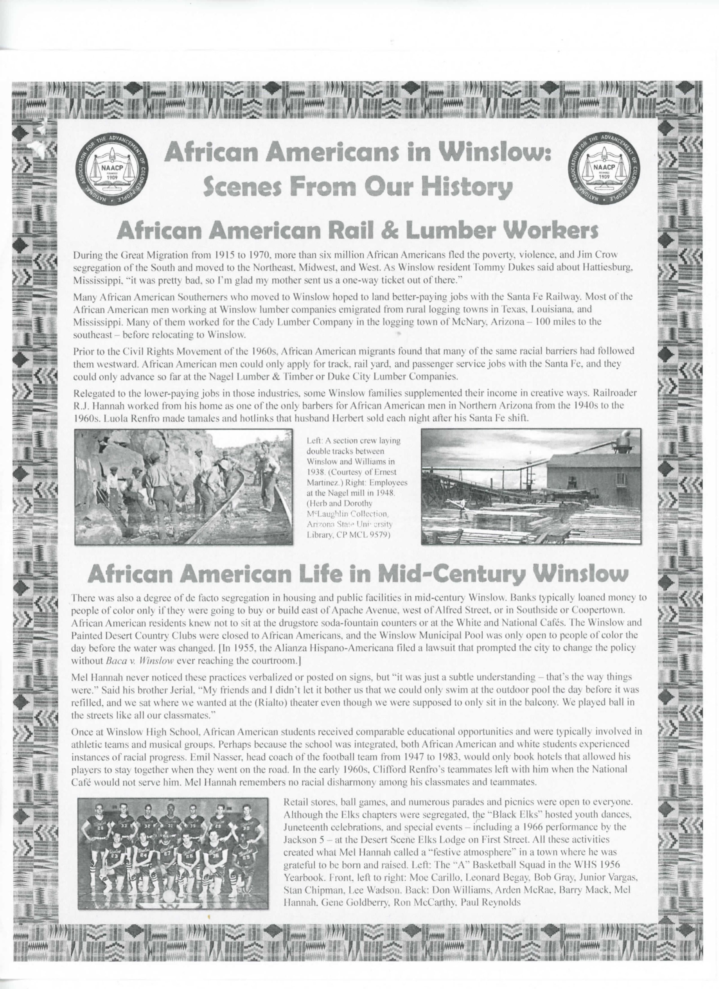 African Americans in Winslow