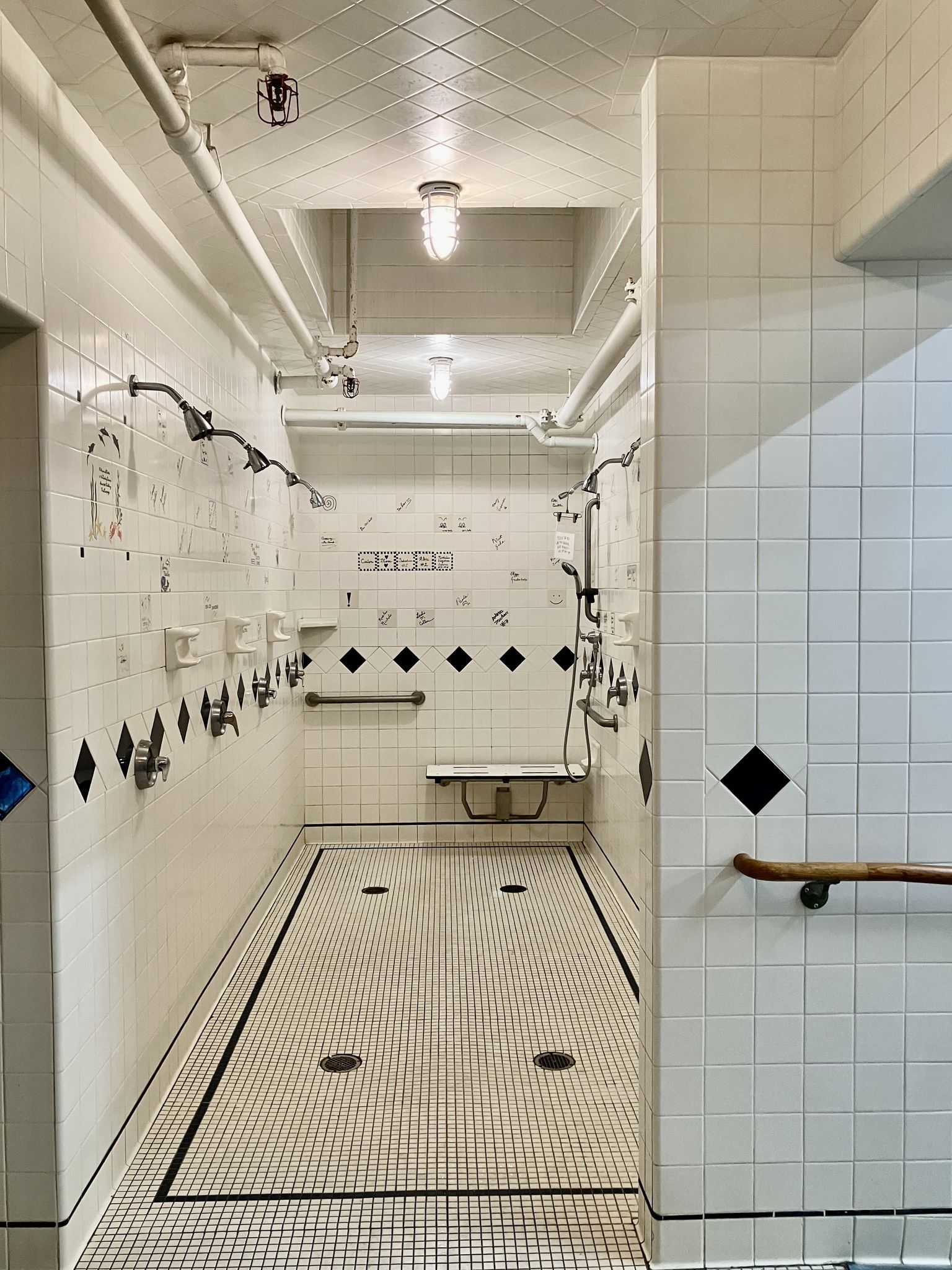 Take a Look: Tiles in the Women's Shower