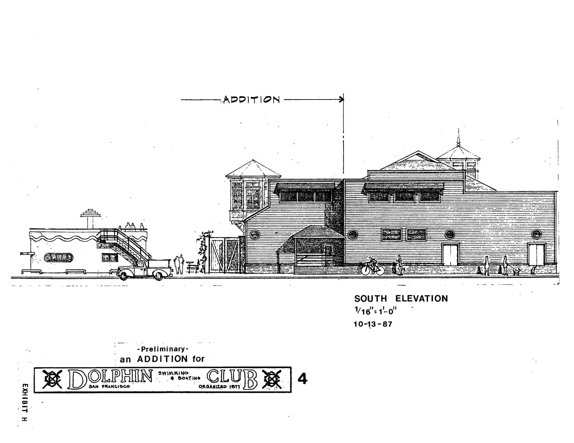 Page 19 of the pdf showing Boathouse addition from front
