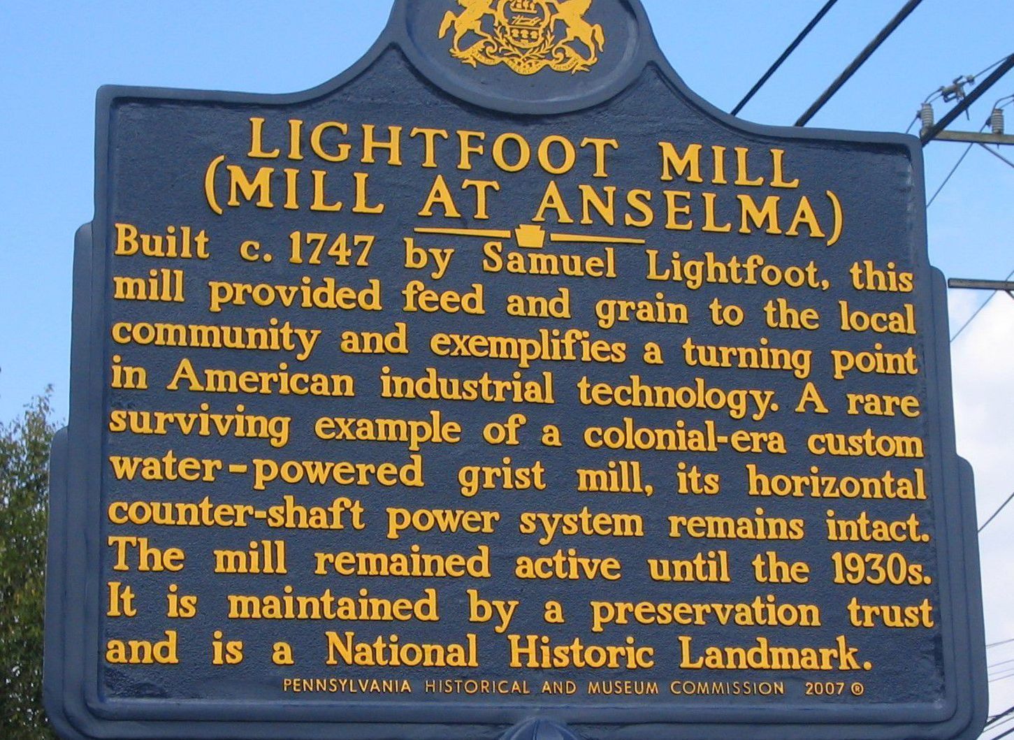 1747-1812: Lightfoot Family Era