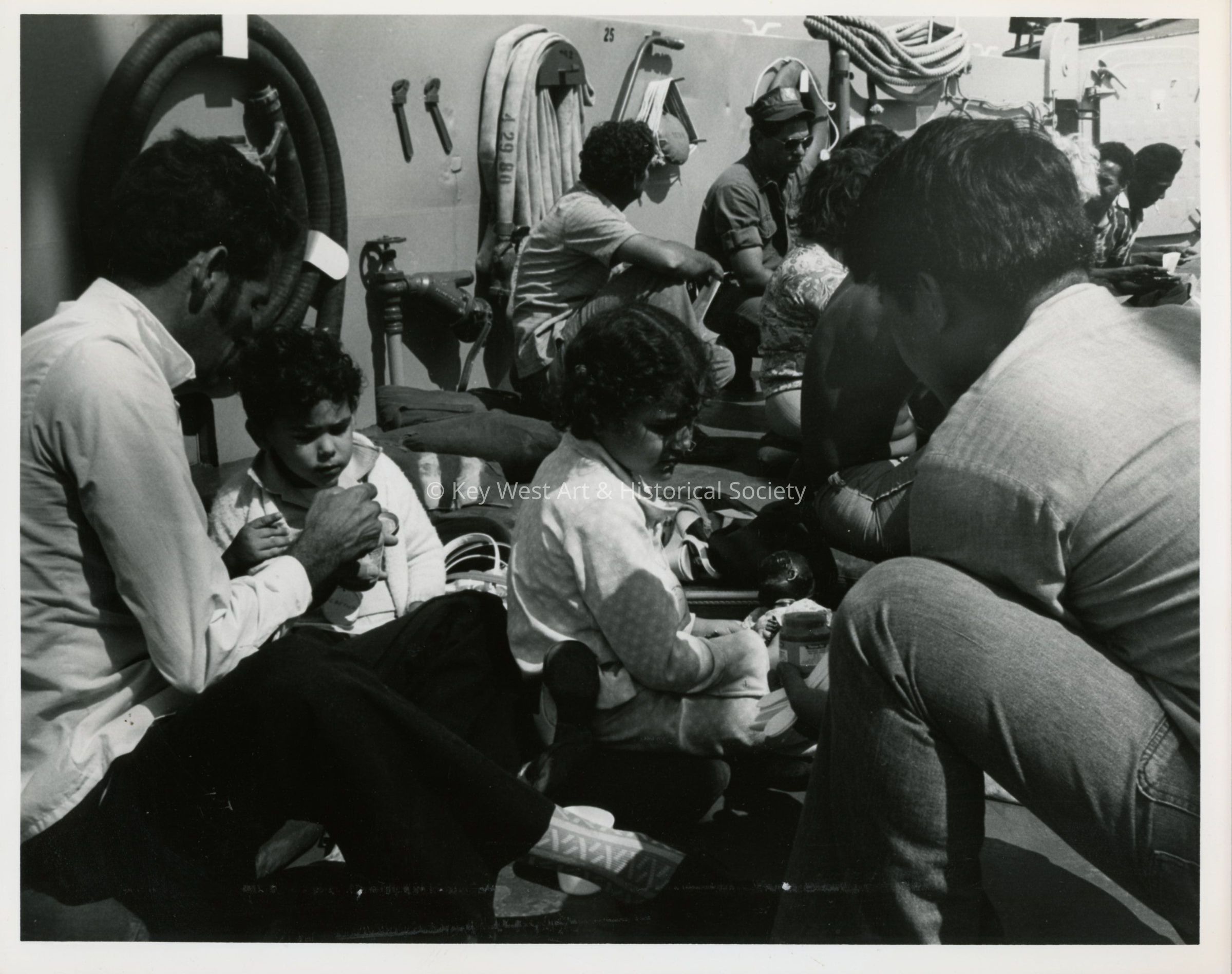 Mariel Boatlift Refugees; © Key West Art & Historical Society