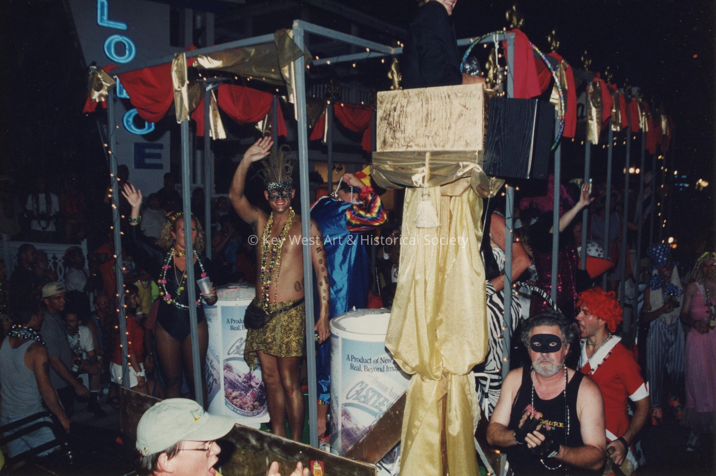 A float in the parade.