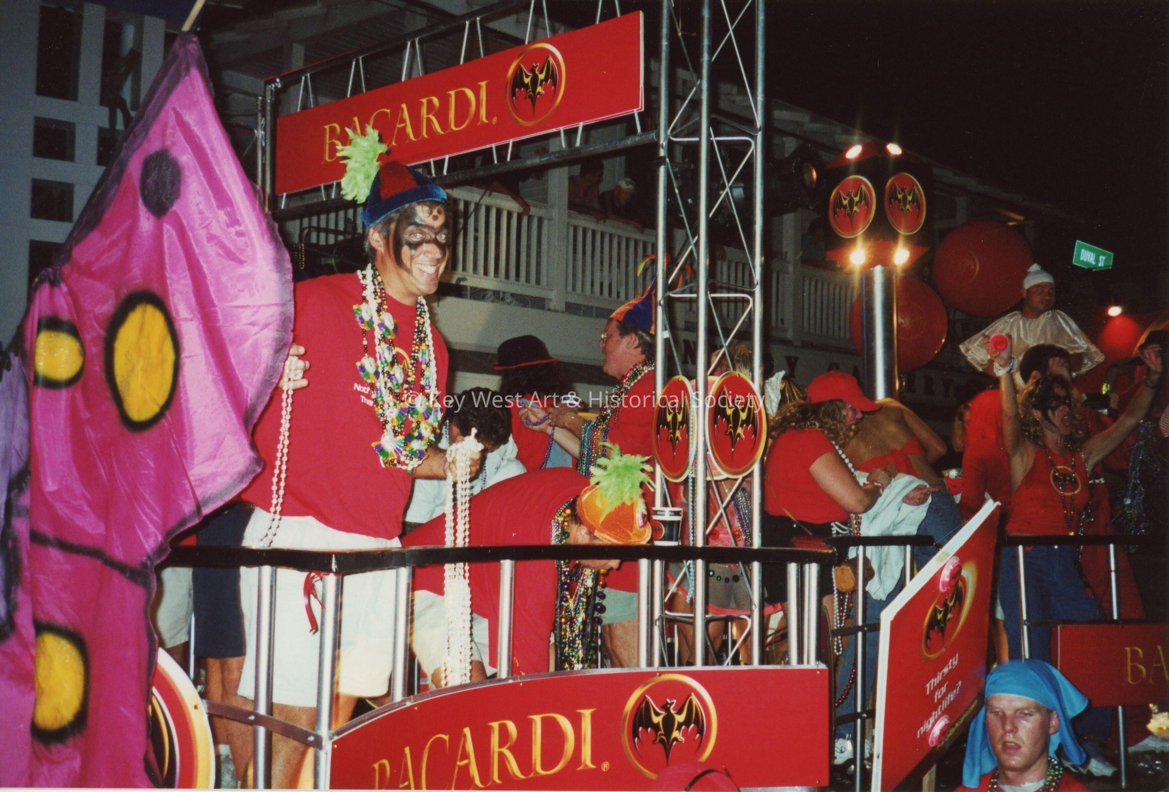 A float in the parade.