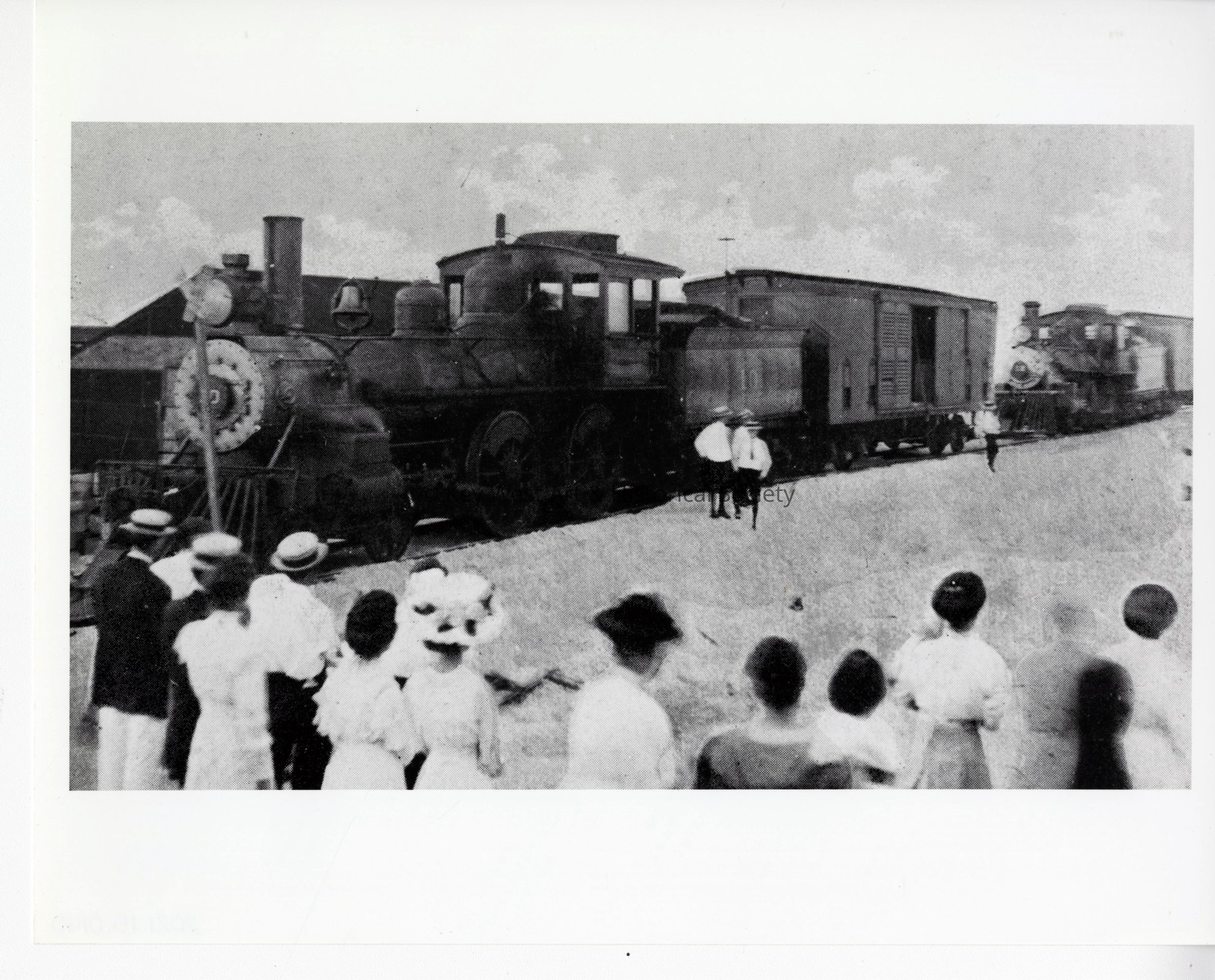 Arrival of the First Florida East Coast Railway Locomotives to Key West; © Key West Art & Historical Society