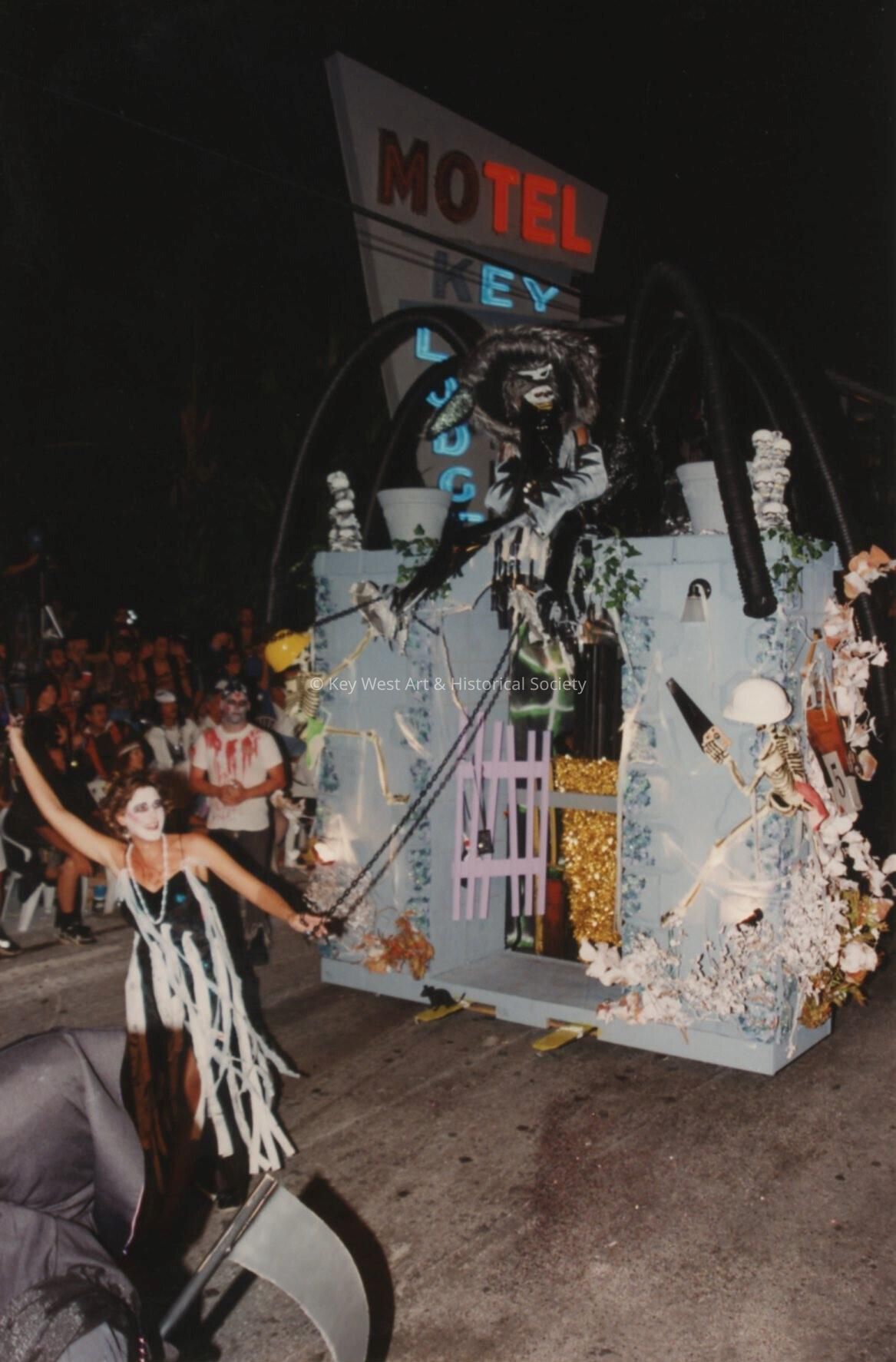 A float in the parade.