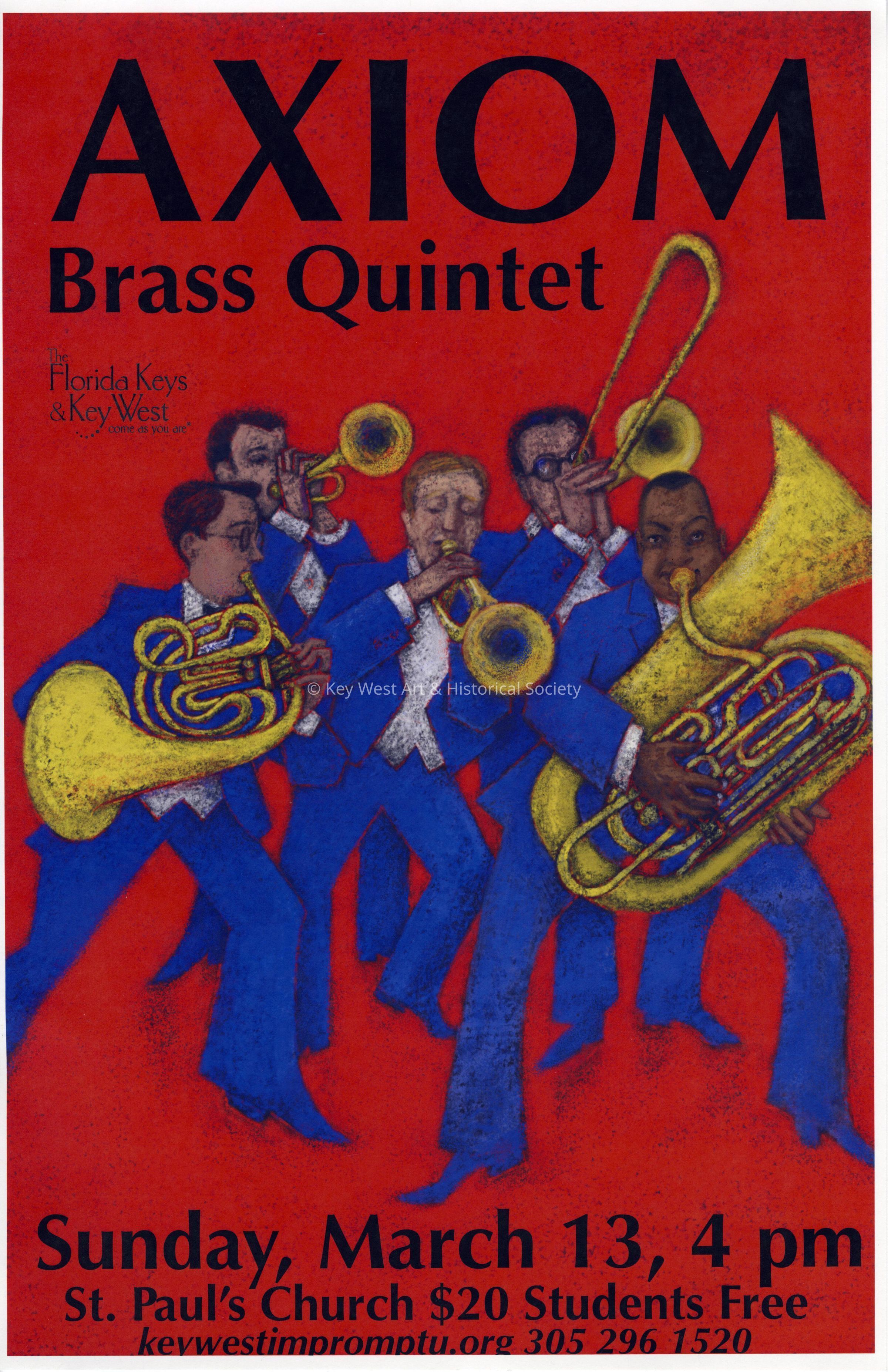 Axiom Brass Quintet Impromptu Classical Concerts Poster picture number 1