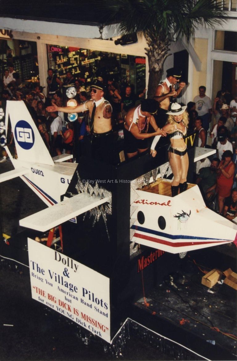 Float in the parade.