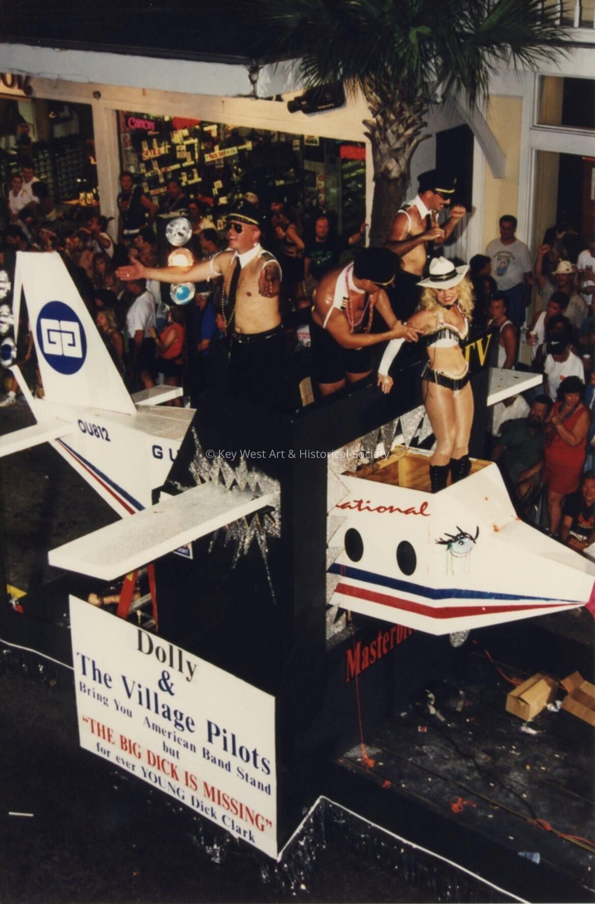 Float in the parade.