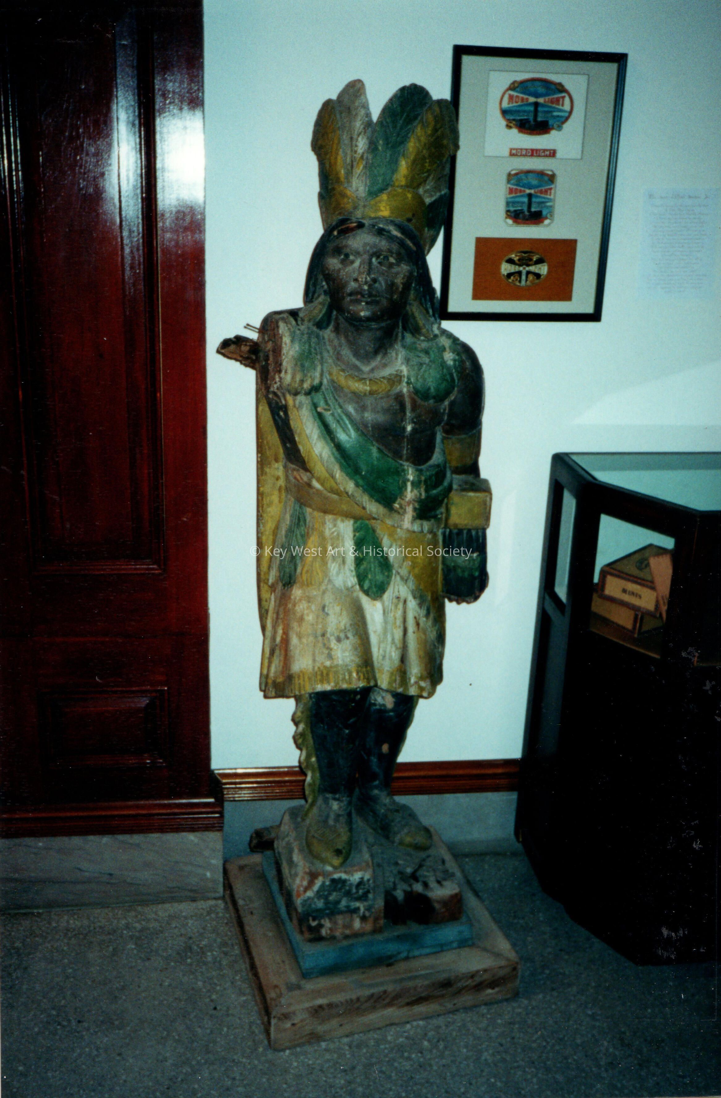A wooden Indian statue picture number 1