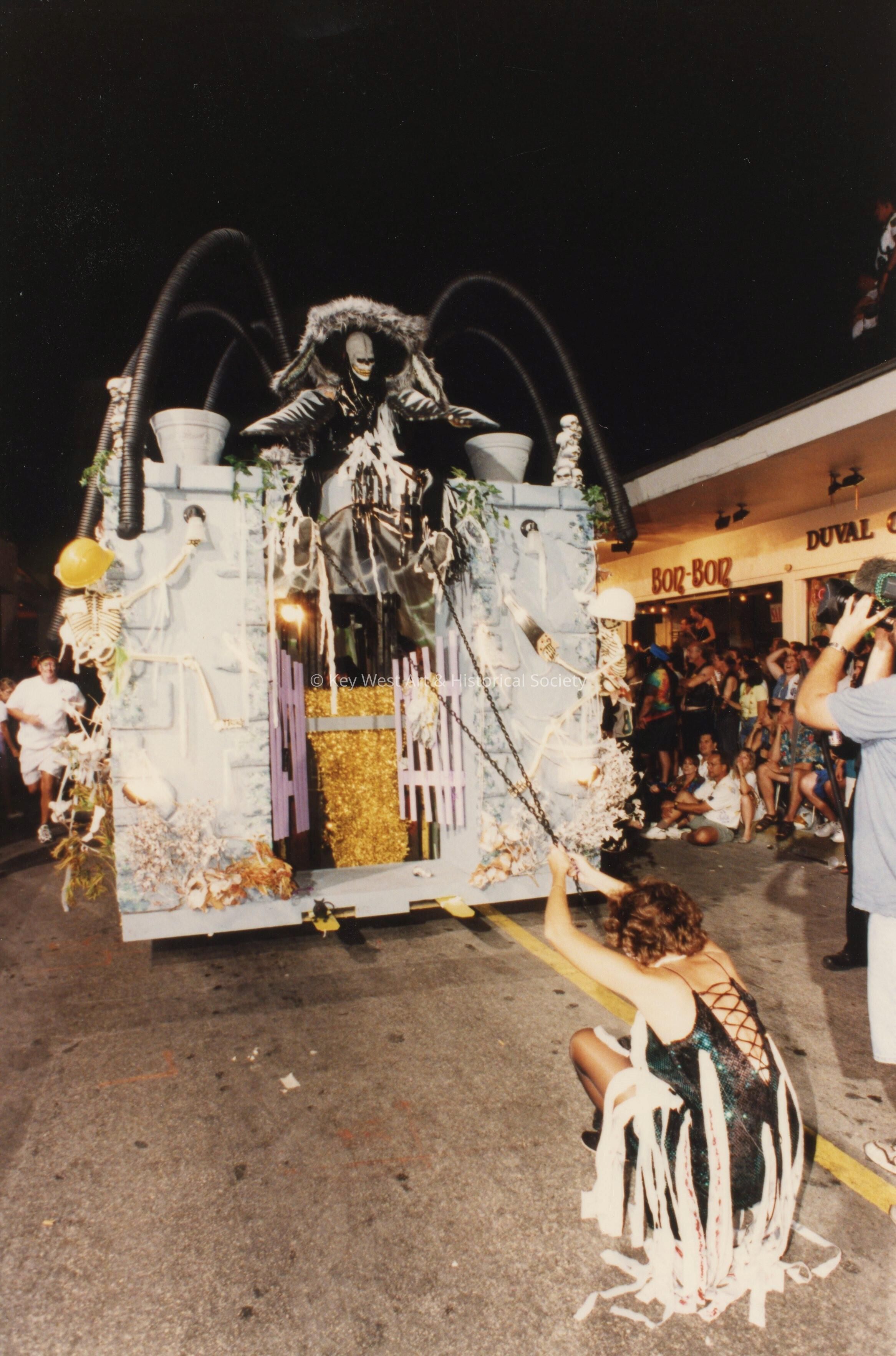 A float in the parade.