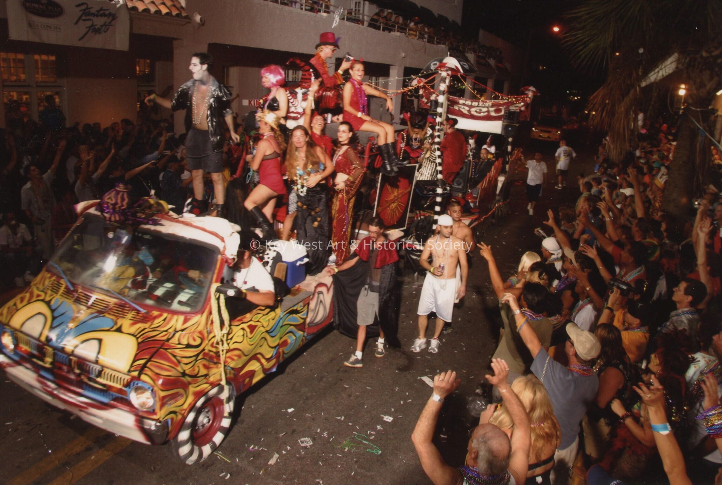 A float in the parade.