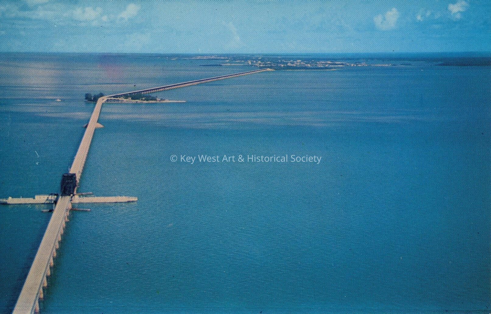 Aerial View of Seven Mile Bridge; © Key West Art & Historical Society