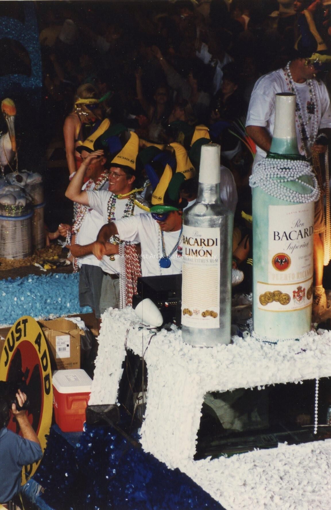 A float in the parade.