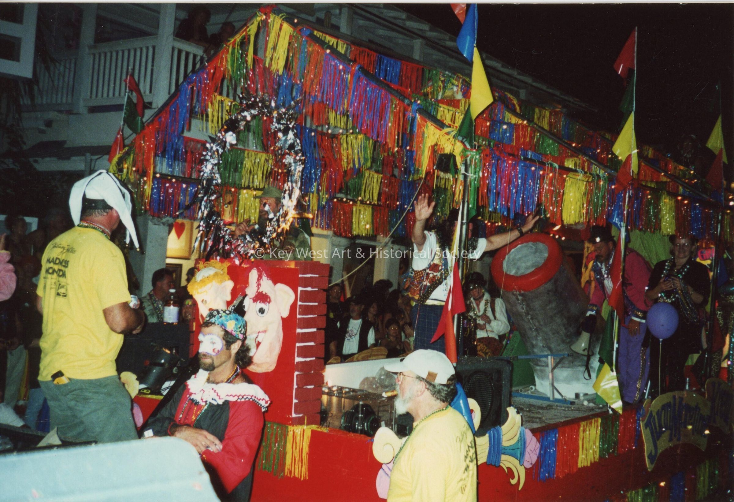 A float in the parade.