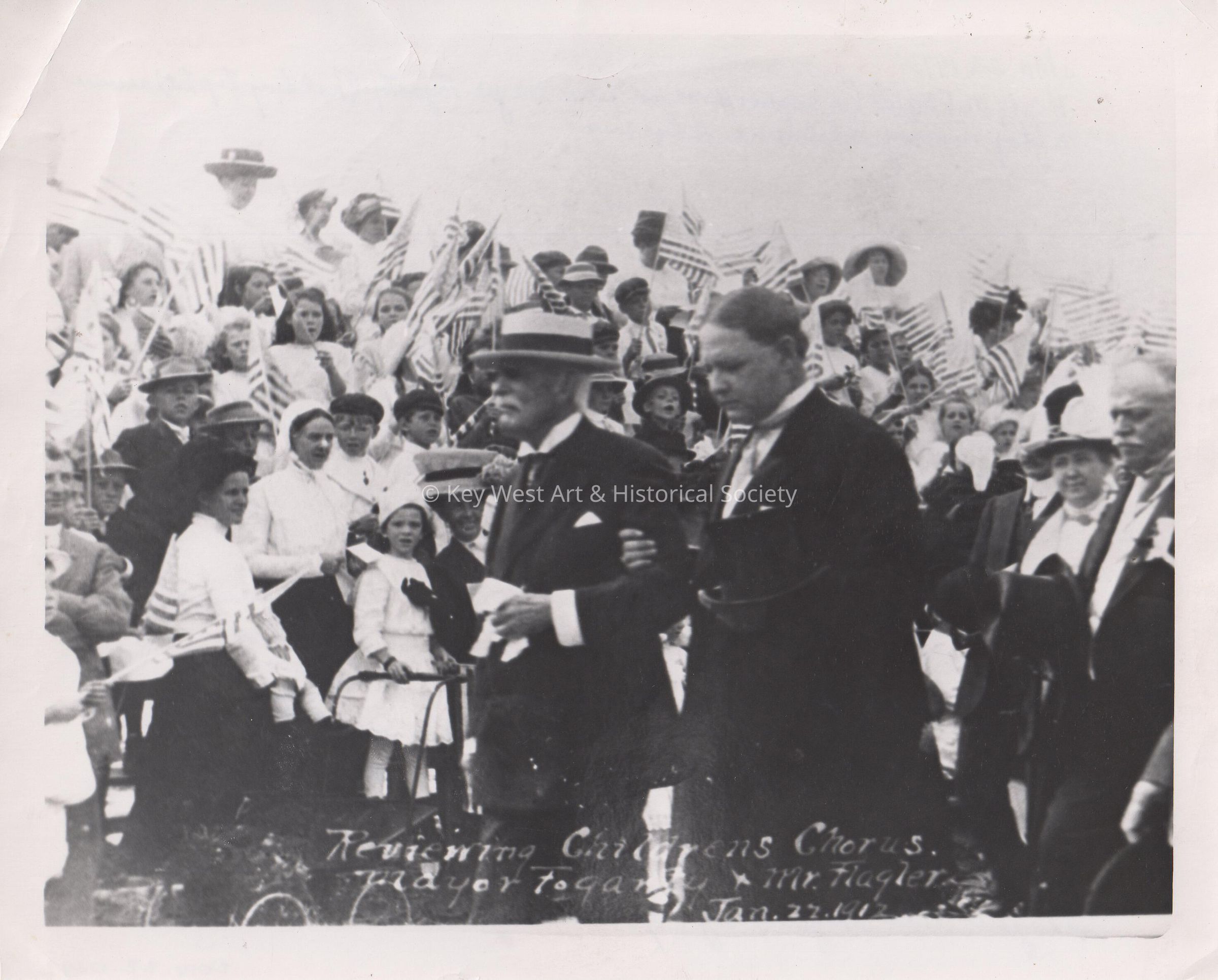 Henry Flagler and Mayor Joseph Fogarty; © Key West Art & Historical Society