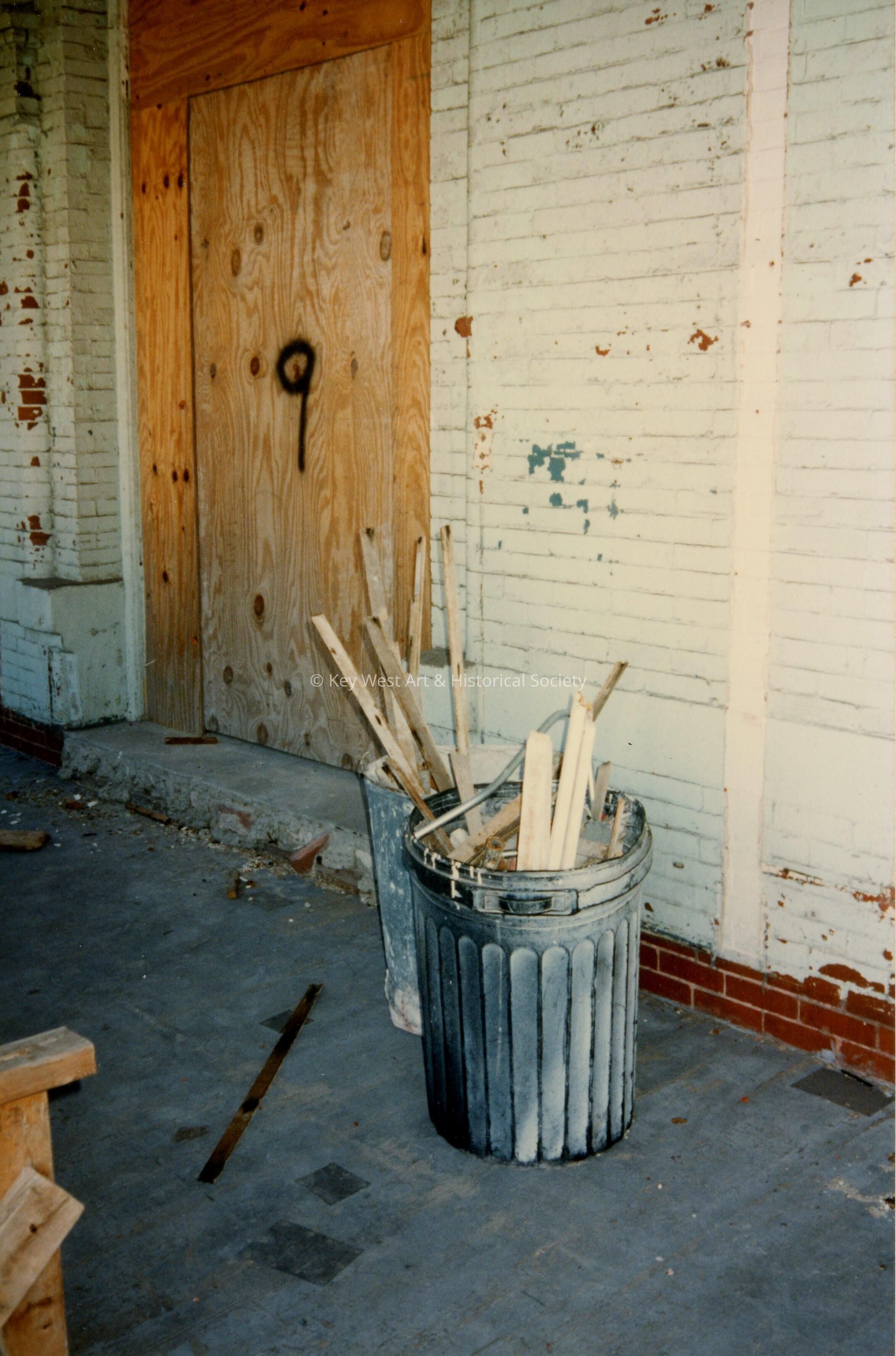 A window labeled number 9.