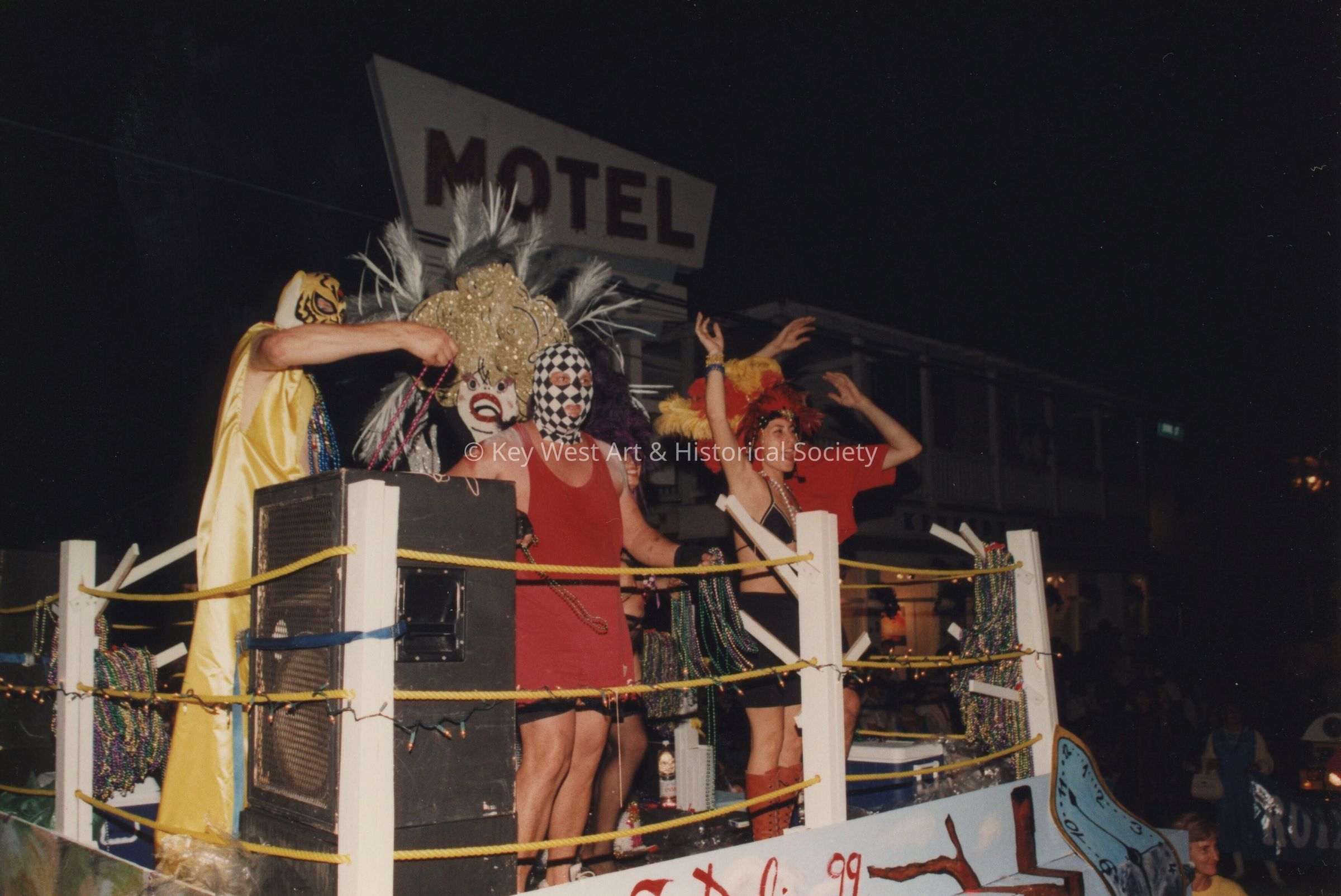 A float in the parade.