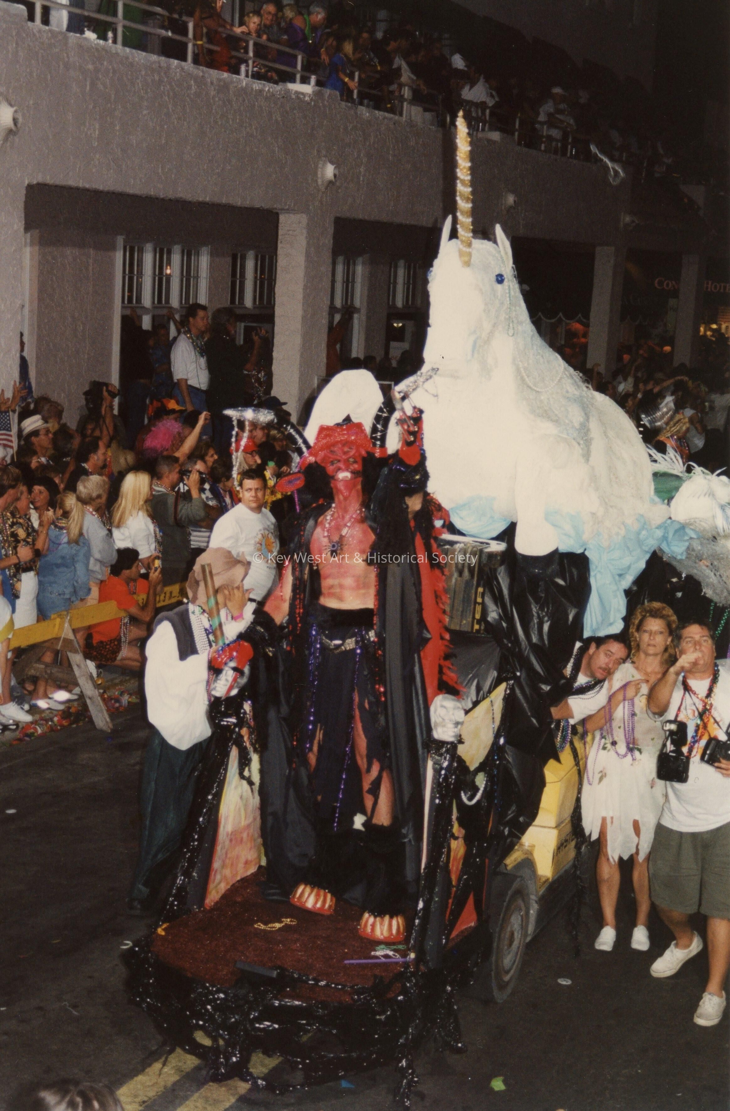 A float in the parade.