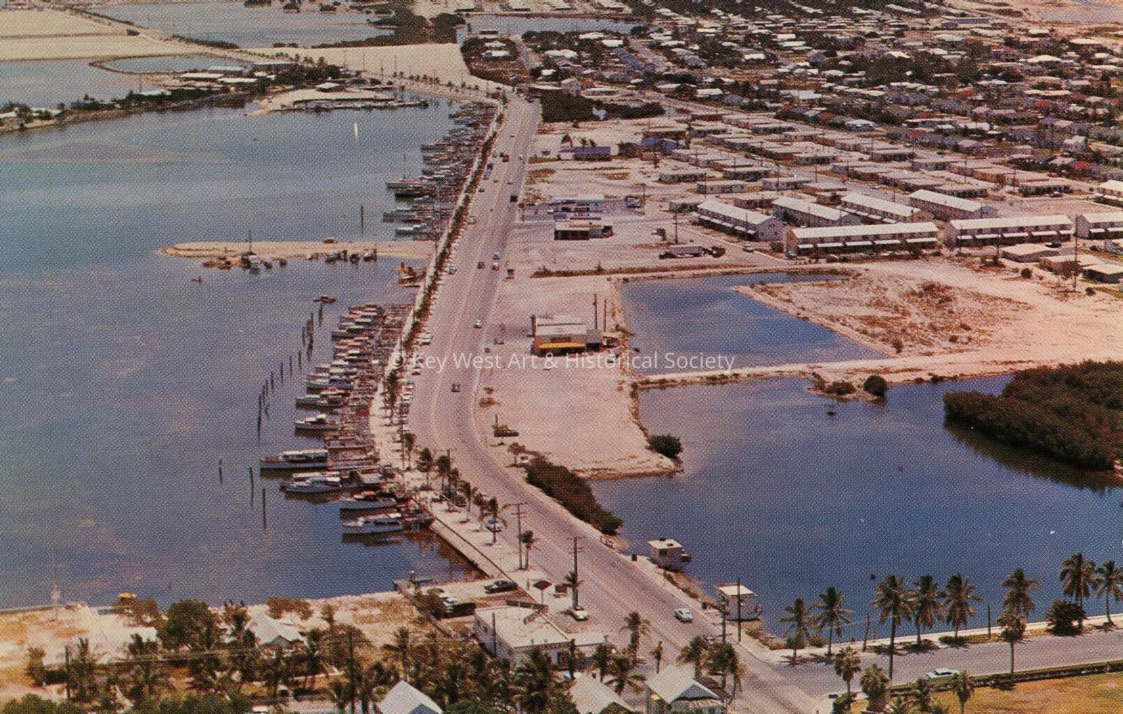 Aerial View of North Roosevelt Boulevard; © Key West Art & Historical Society
