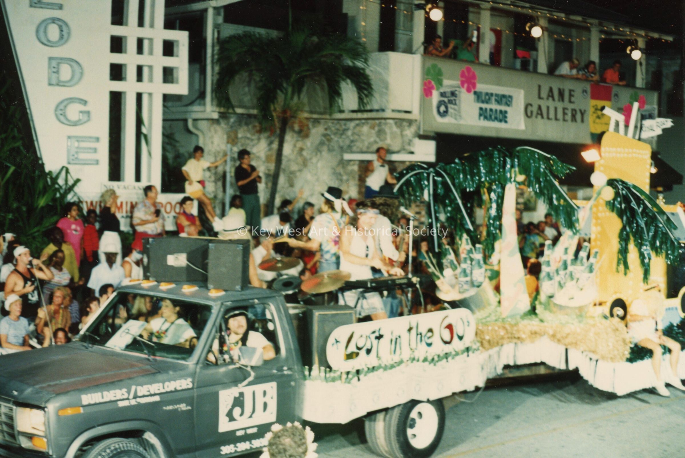 A float in the parade.