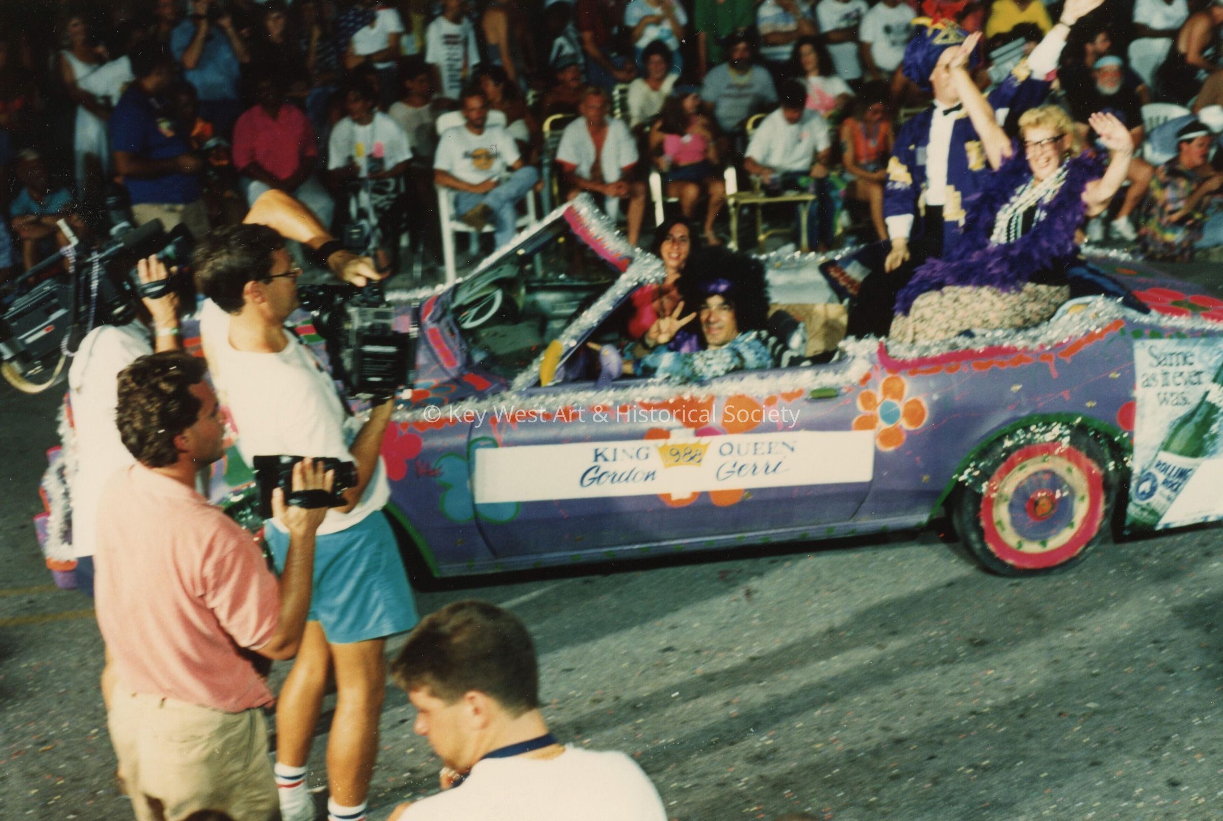 A float in the parade.