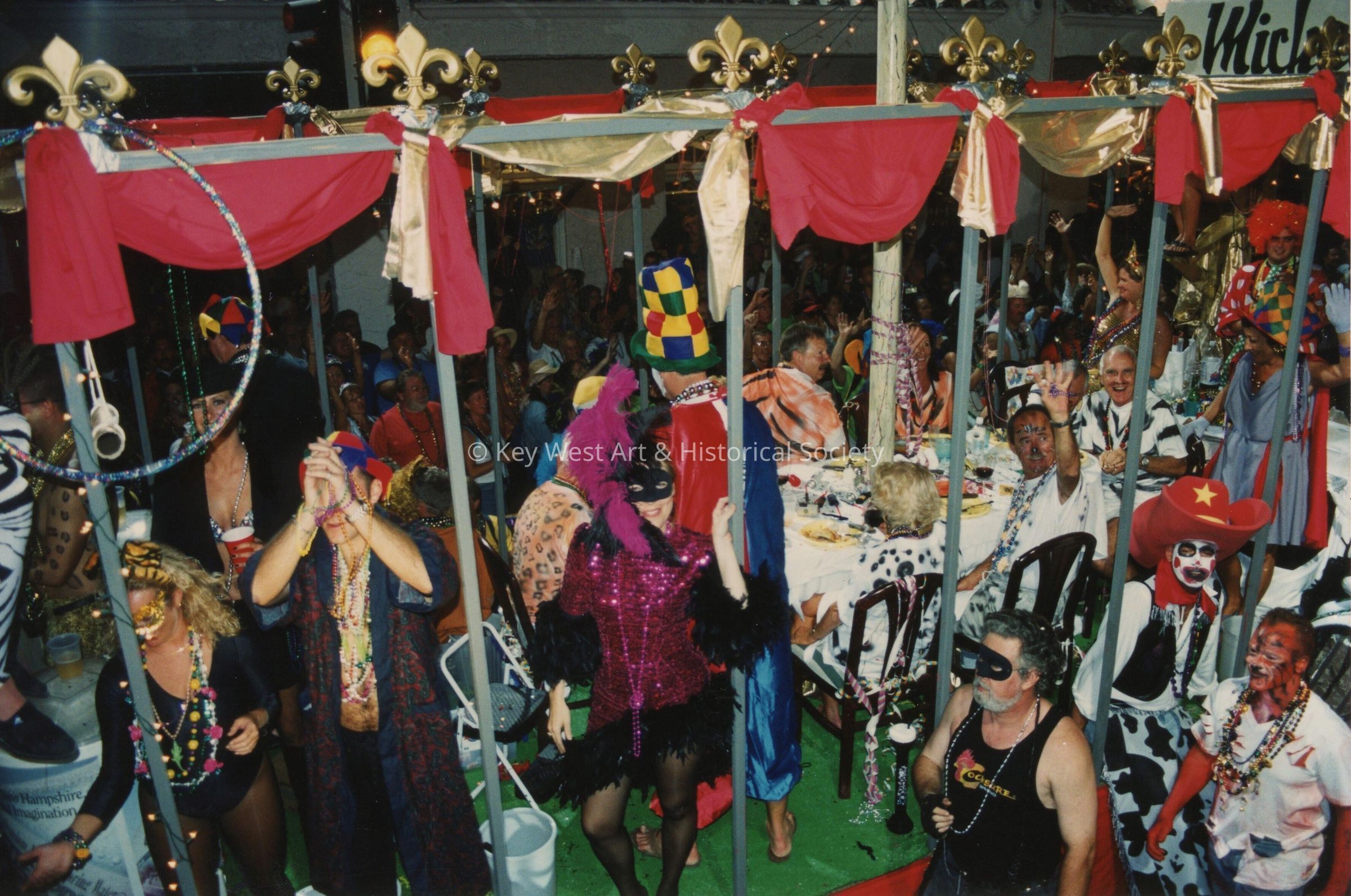 A float in the parade.