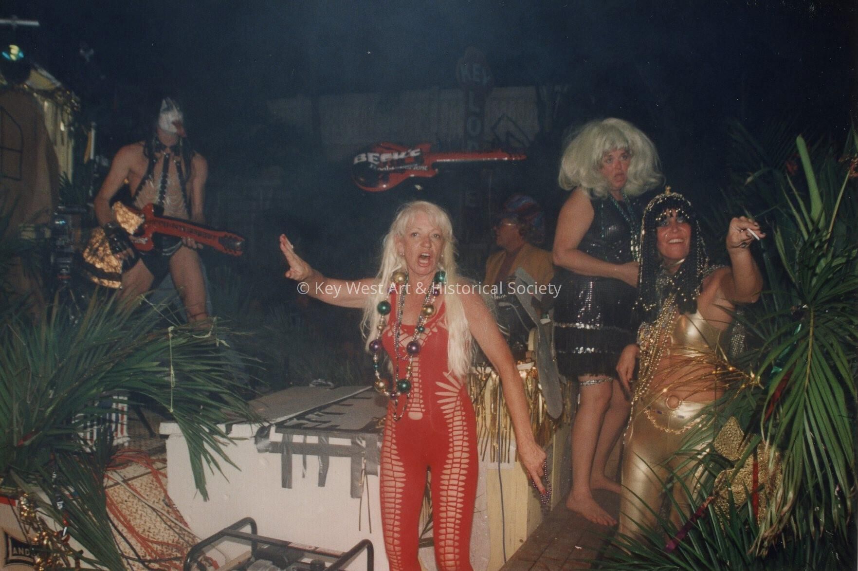A float in the parade.