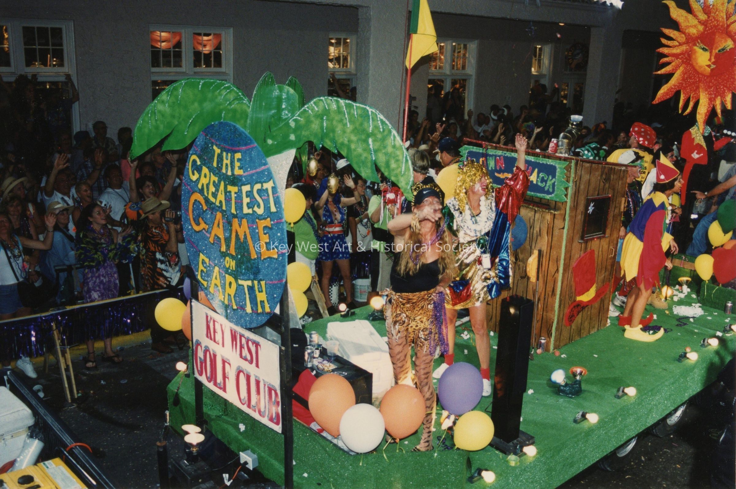 A float in the parade.