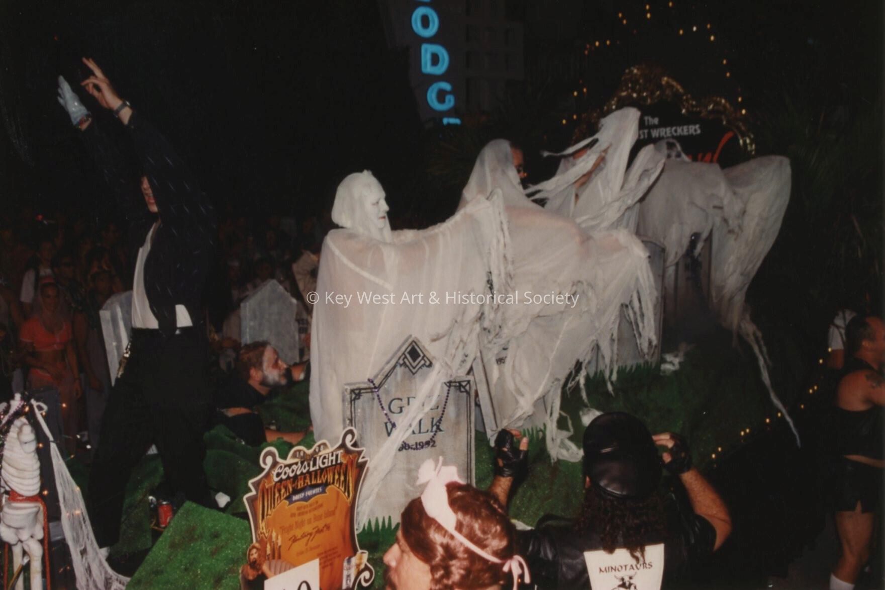 A float in the parade.