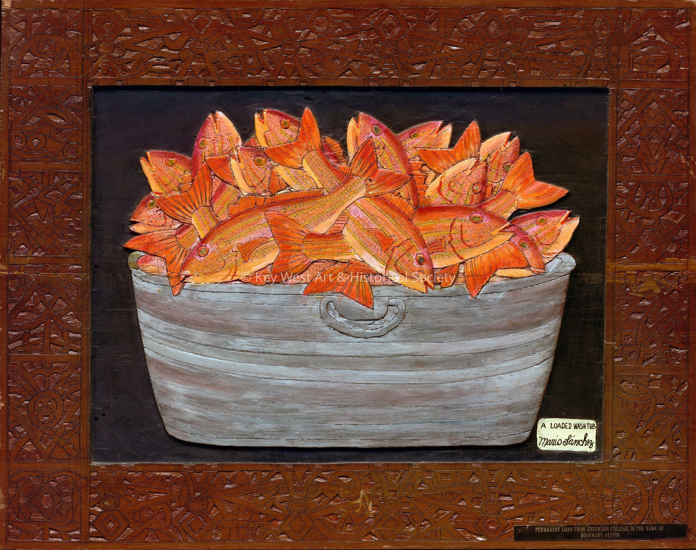 A Loaded Washtub; © Key West Art & Historical Society