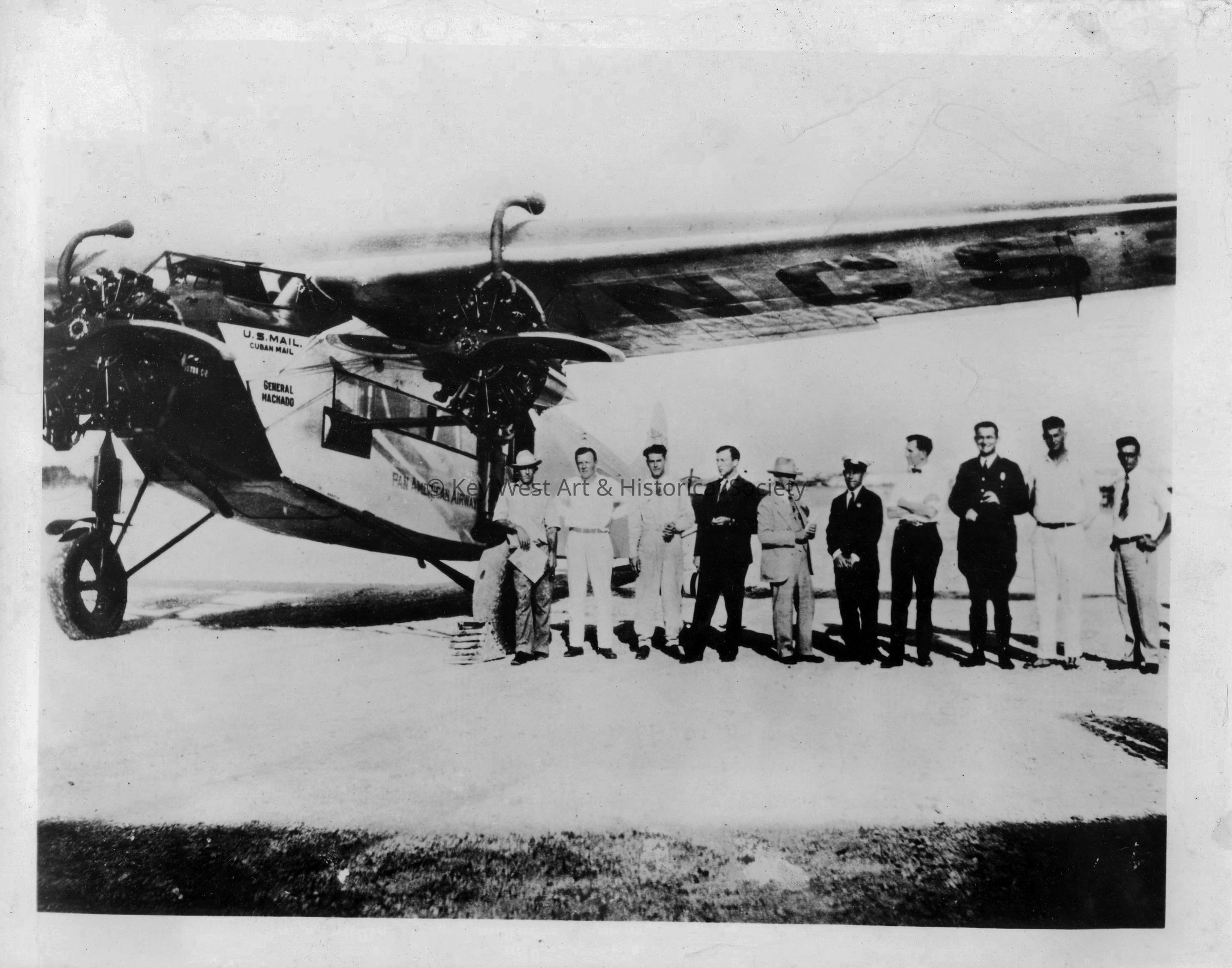 First Pan Am Flight Between Key West and Cuba; © Key West Art & Historical Society