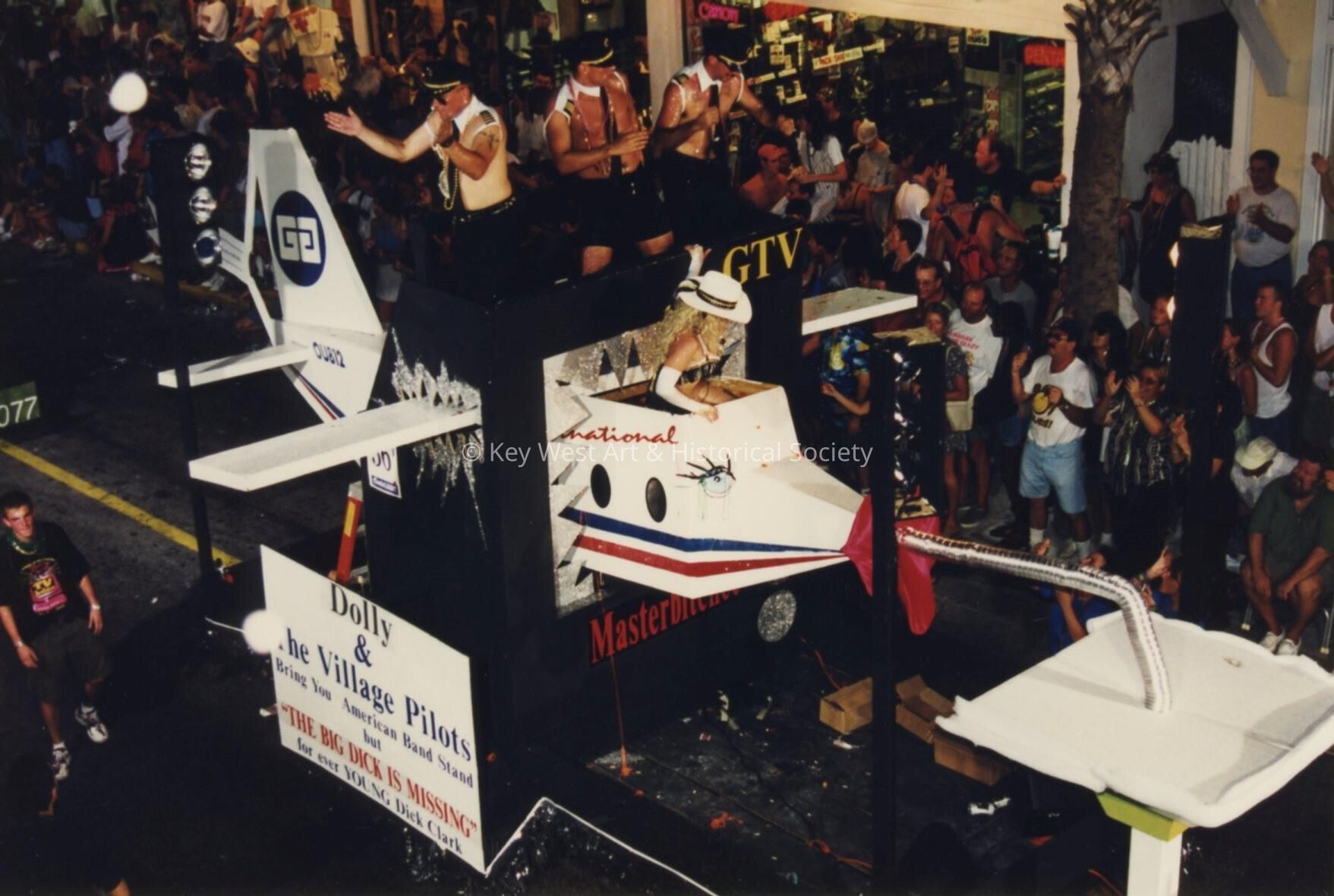 Float in the parade.