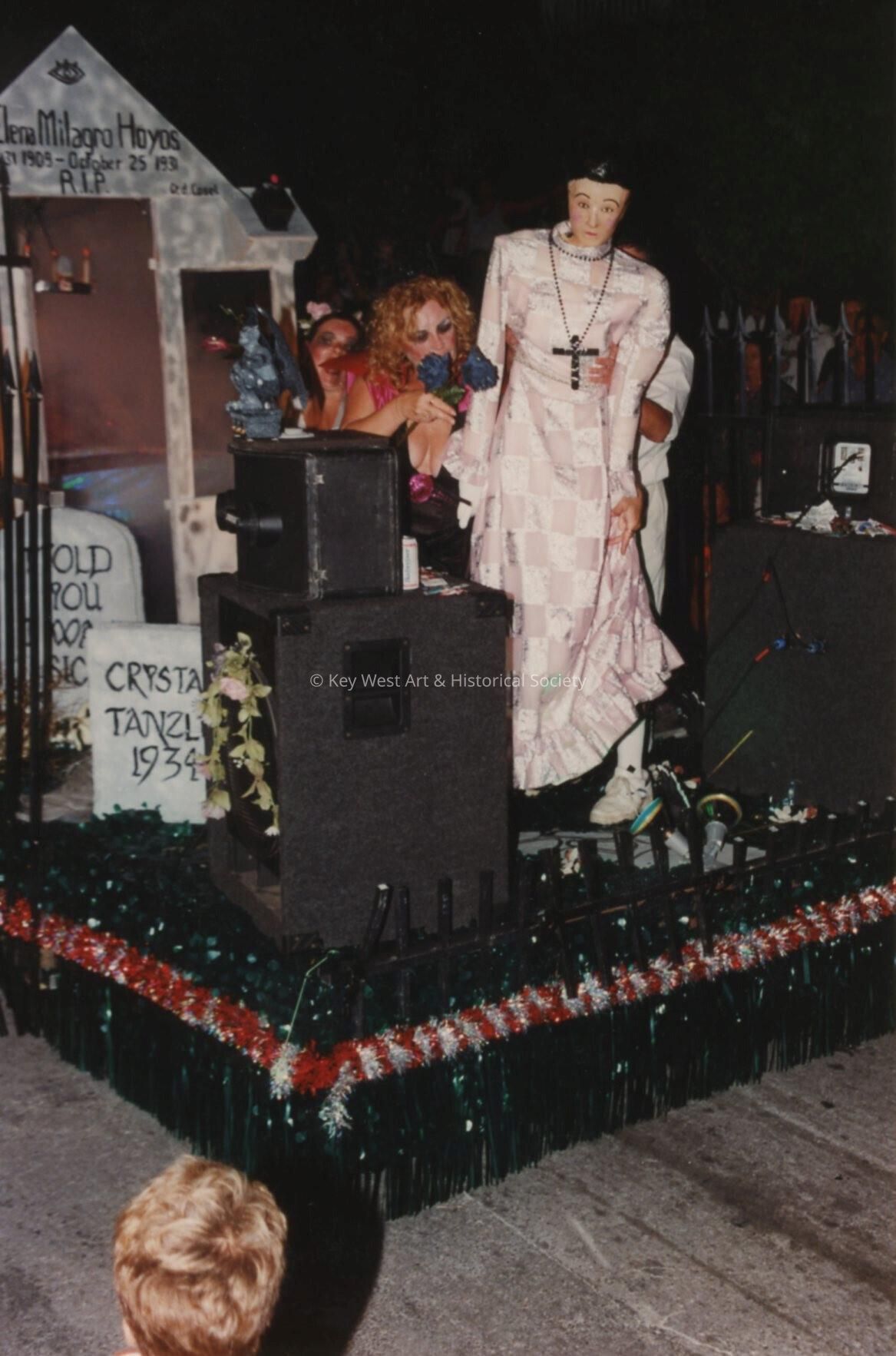A float in the parade.