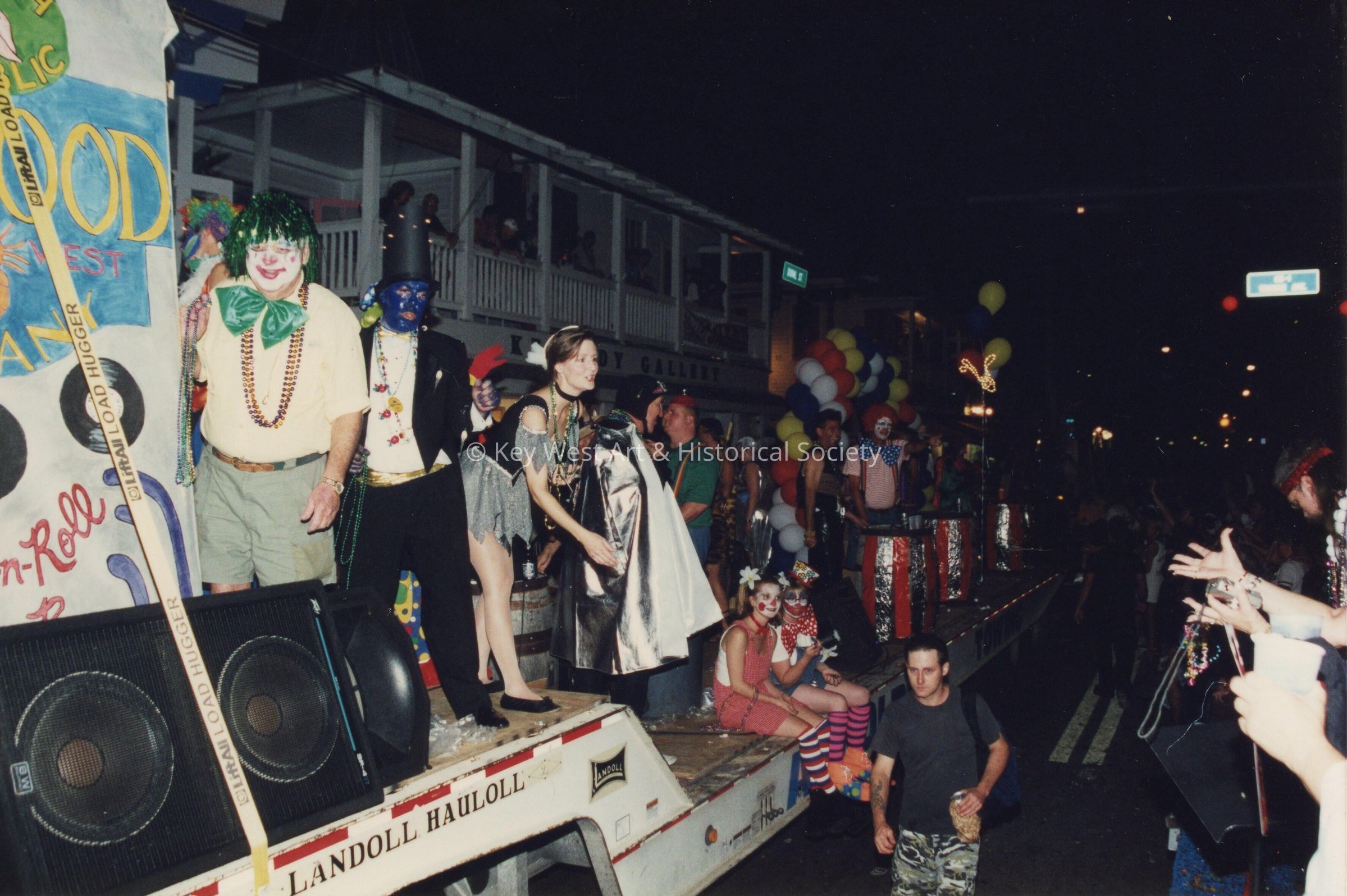 A float in the parade.