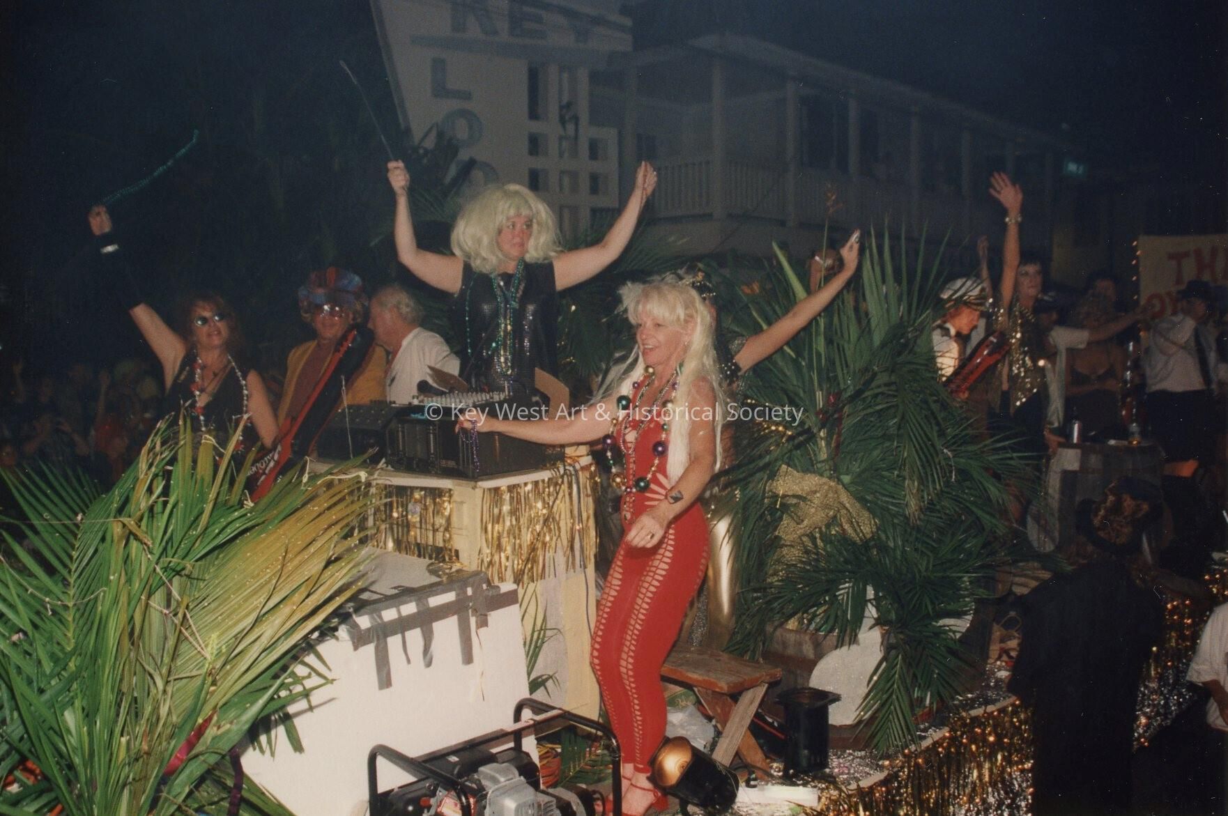 A float in the parade.