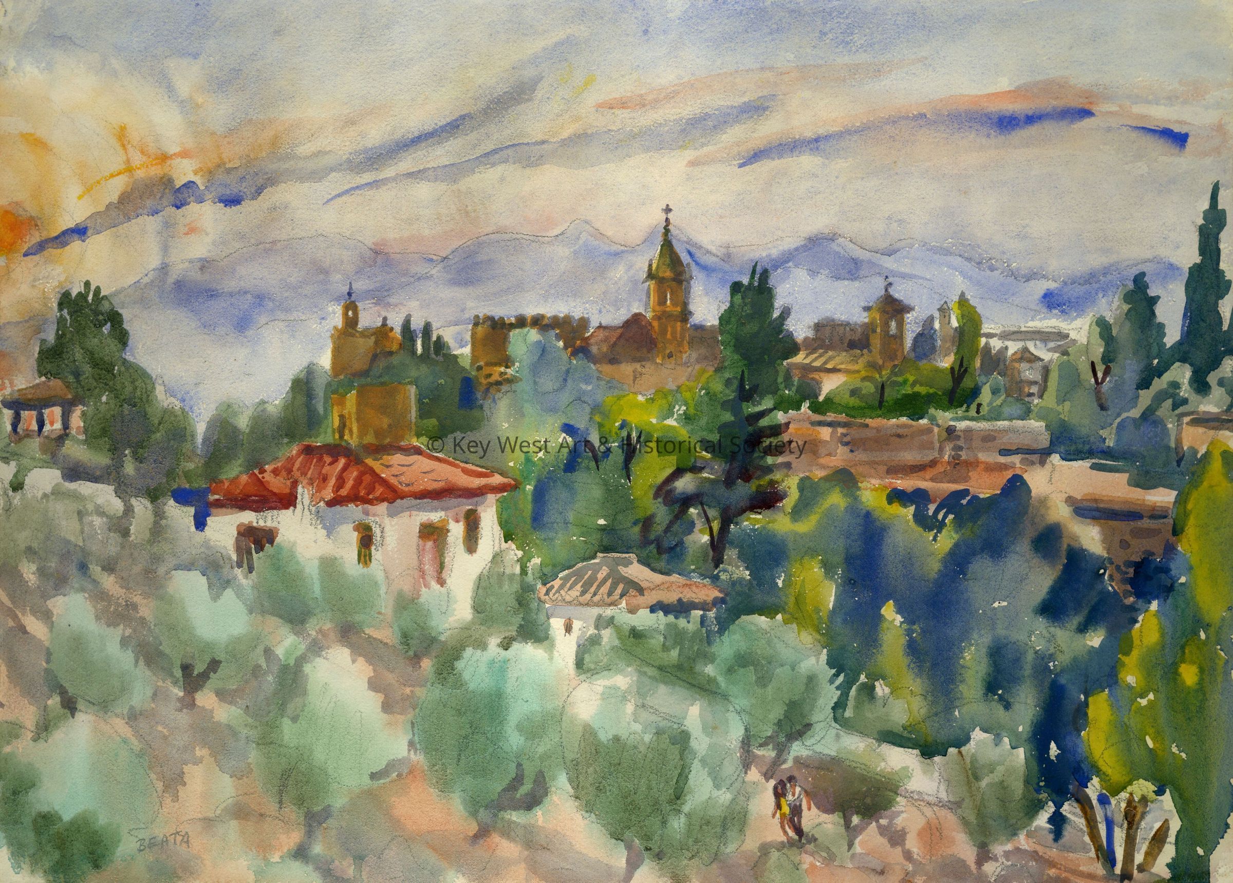 #16 Granada, Spain; © Key West Art & Historical Society