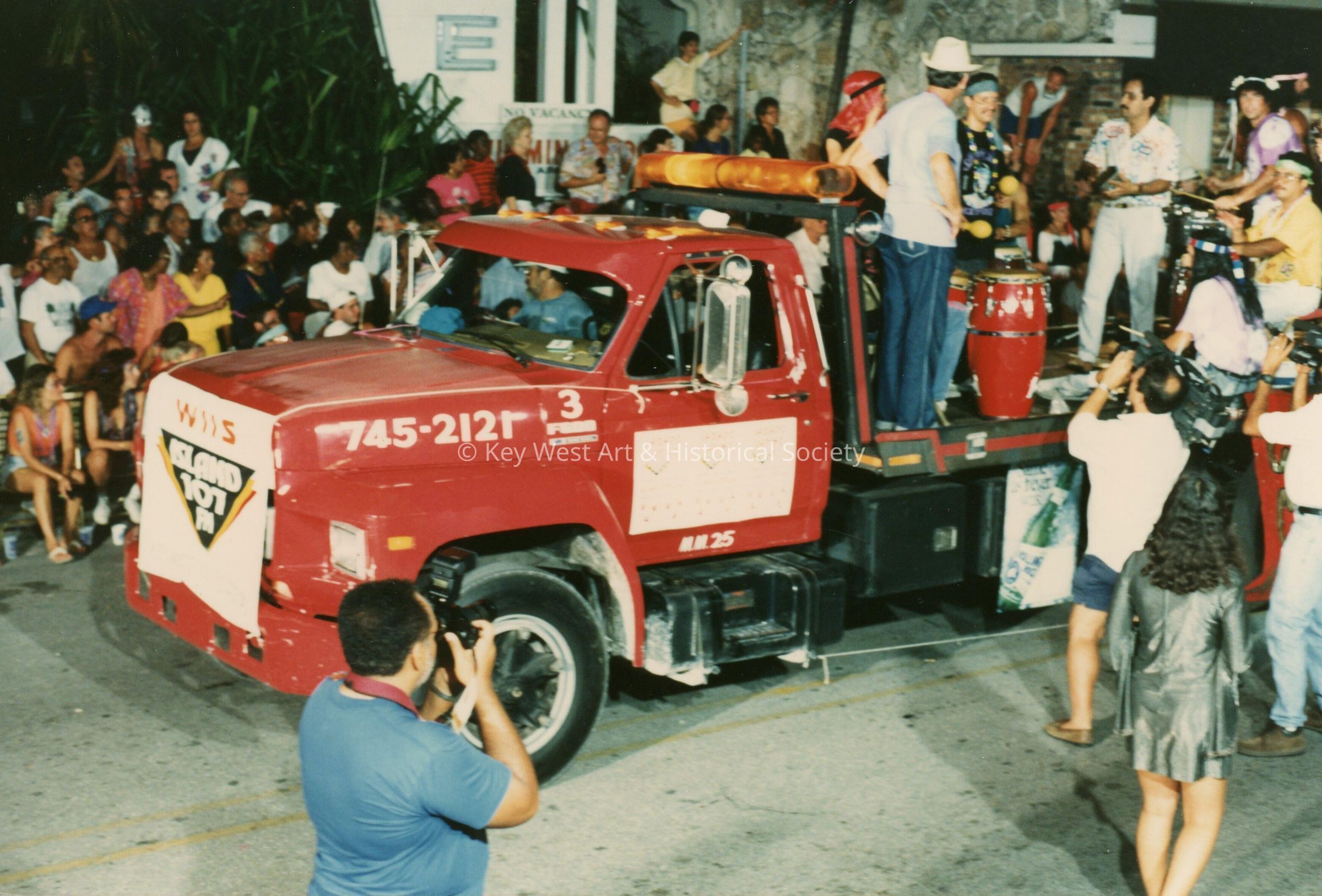 A float in the parade.
