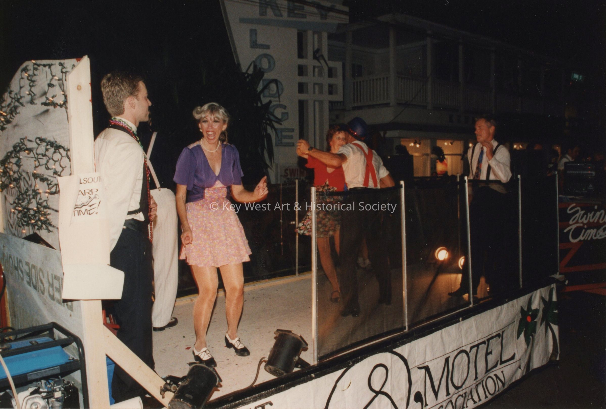 A float in the parade.