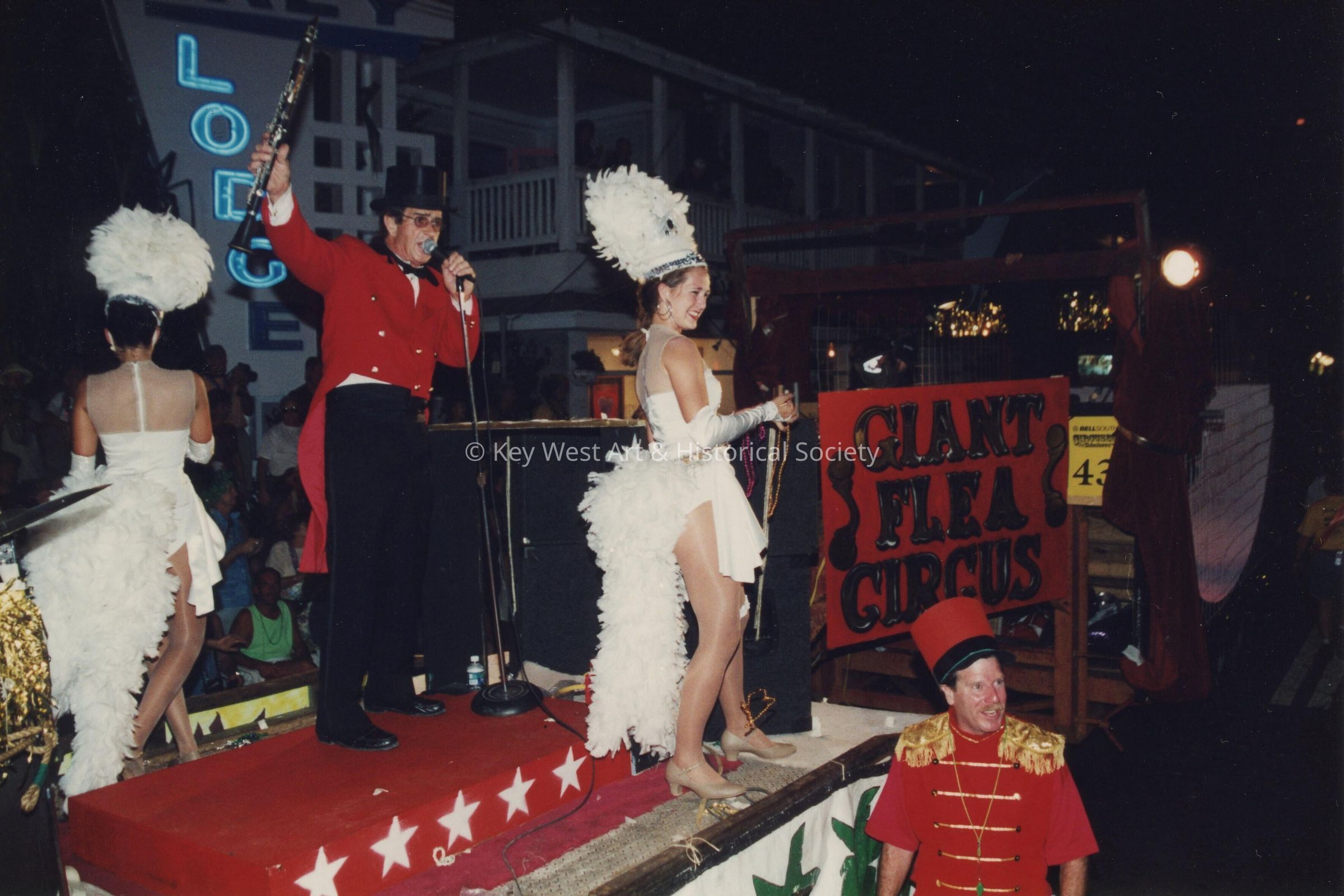 A float in the parade.