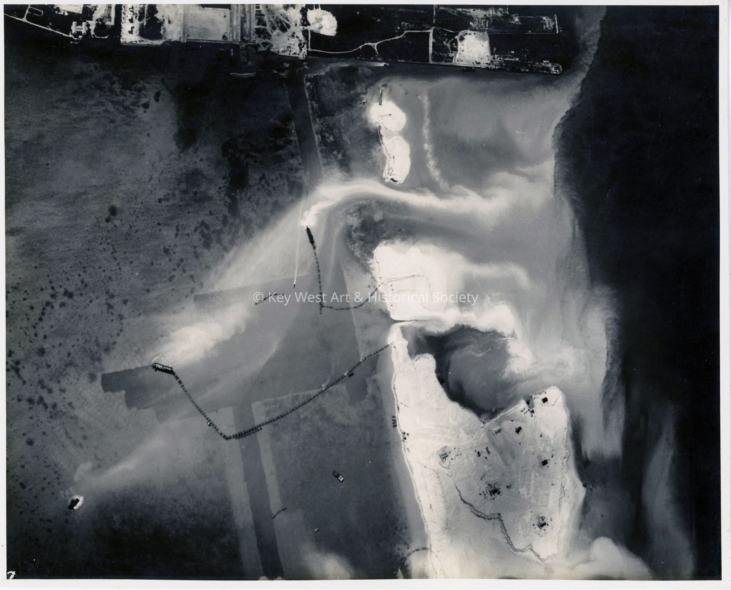 Fleming Key Being Built; © Key West Art & Historical Society