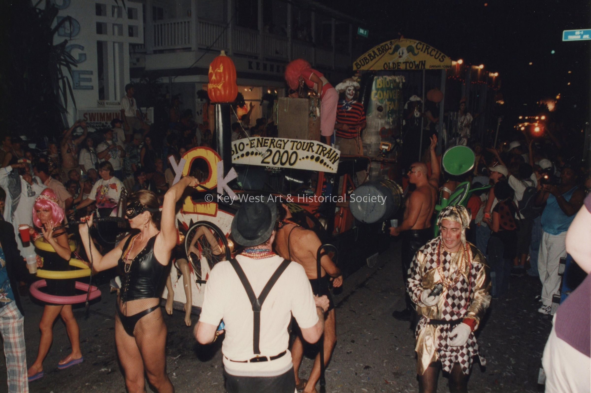 A float in the parade.