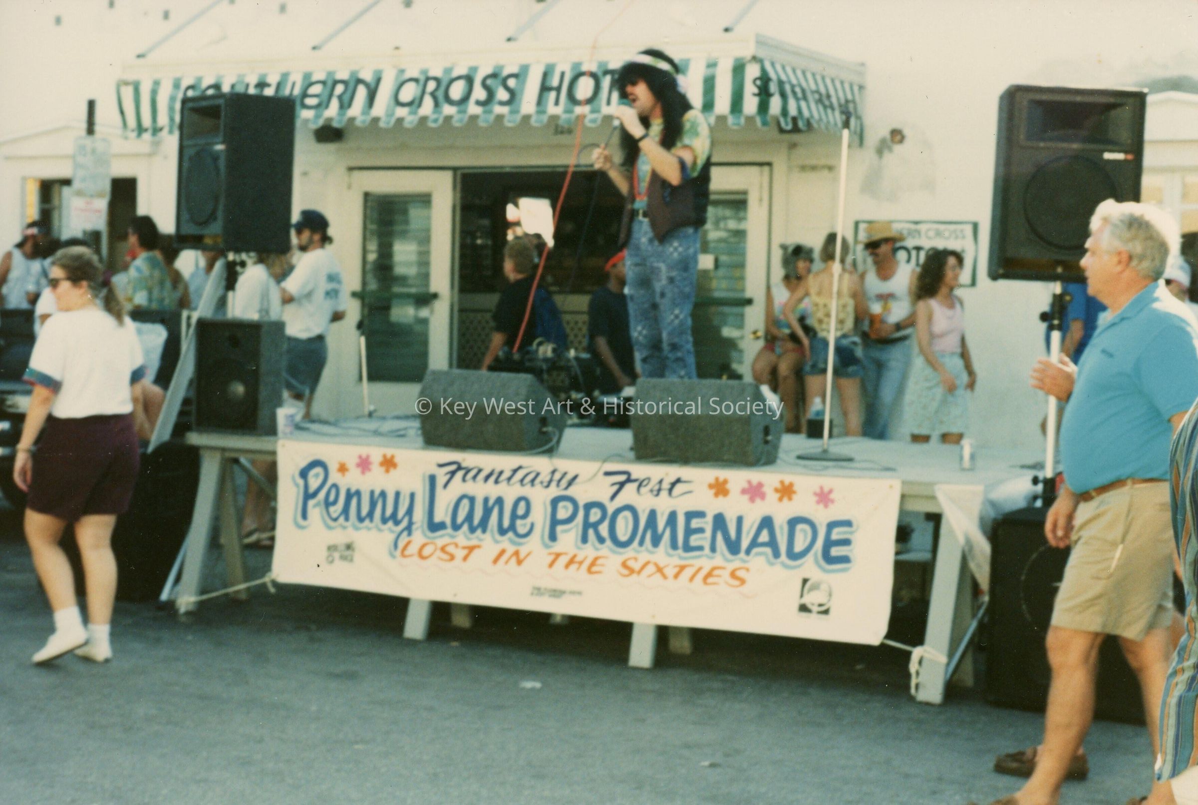 A stage set up for FF.