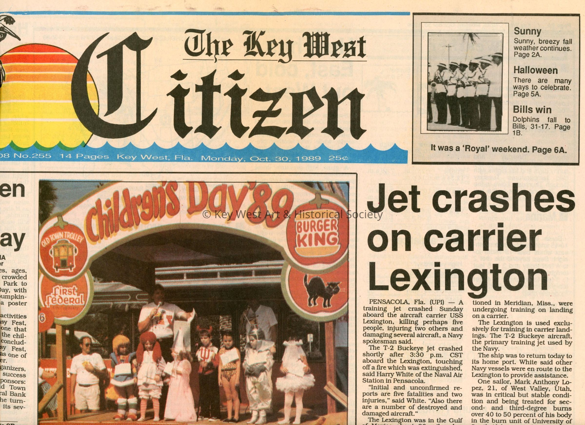 An article in the Key West Citizen about Children's Day. picture number 1