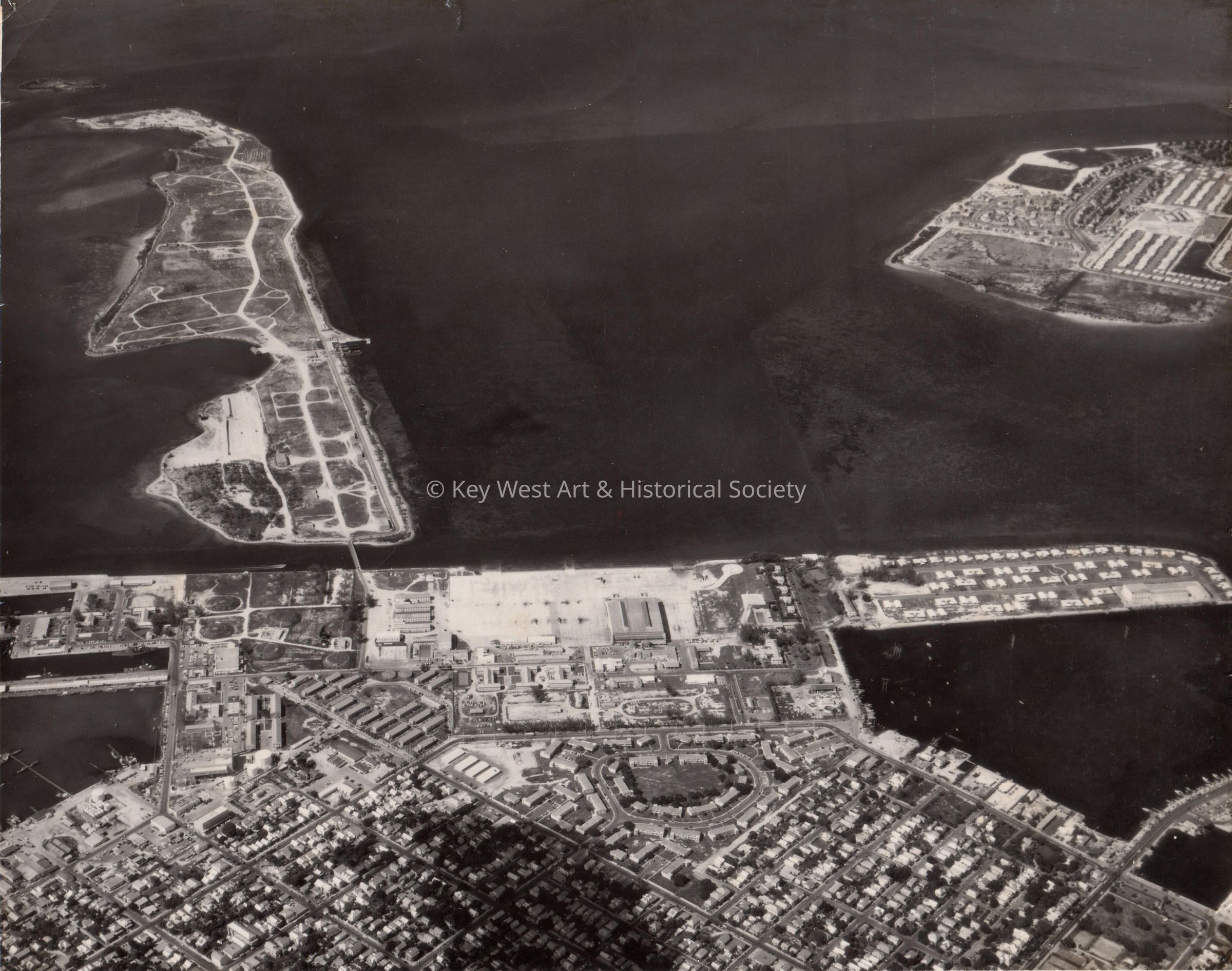 Aerial view of the US Naval Station, Sea Plane Base picture number 1