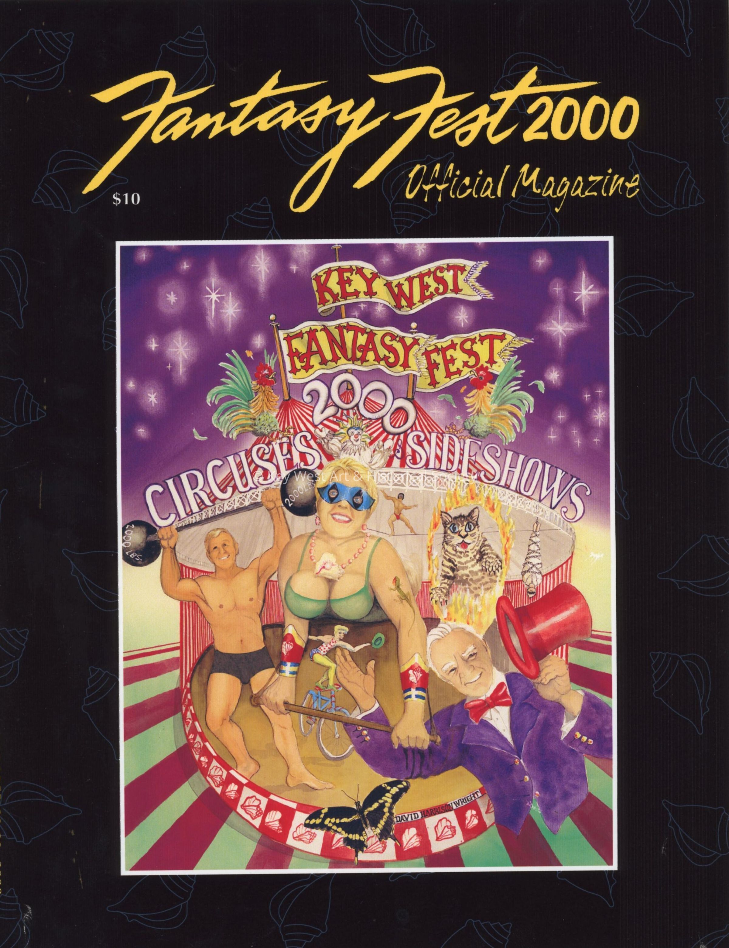 A copy of a page from the  Fantasy  Fest 2000 official magazine.